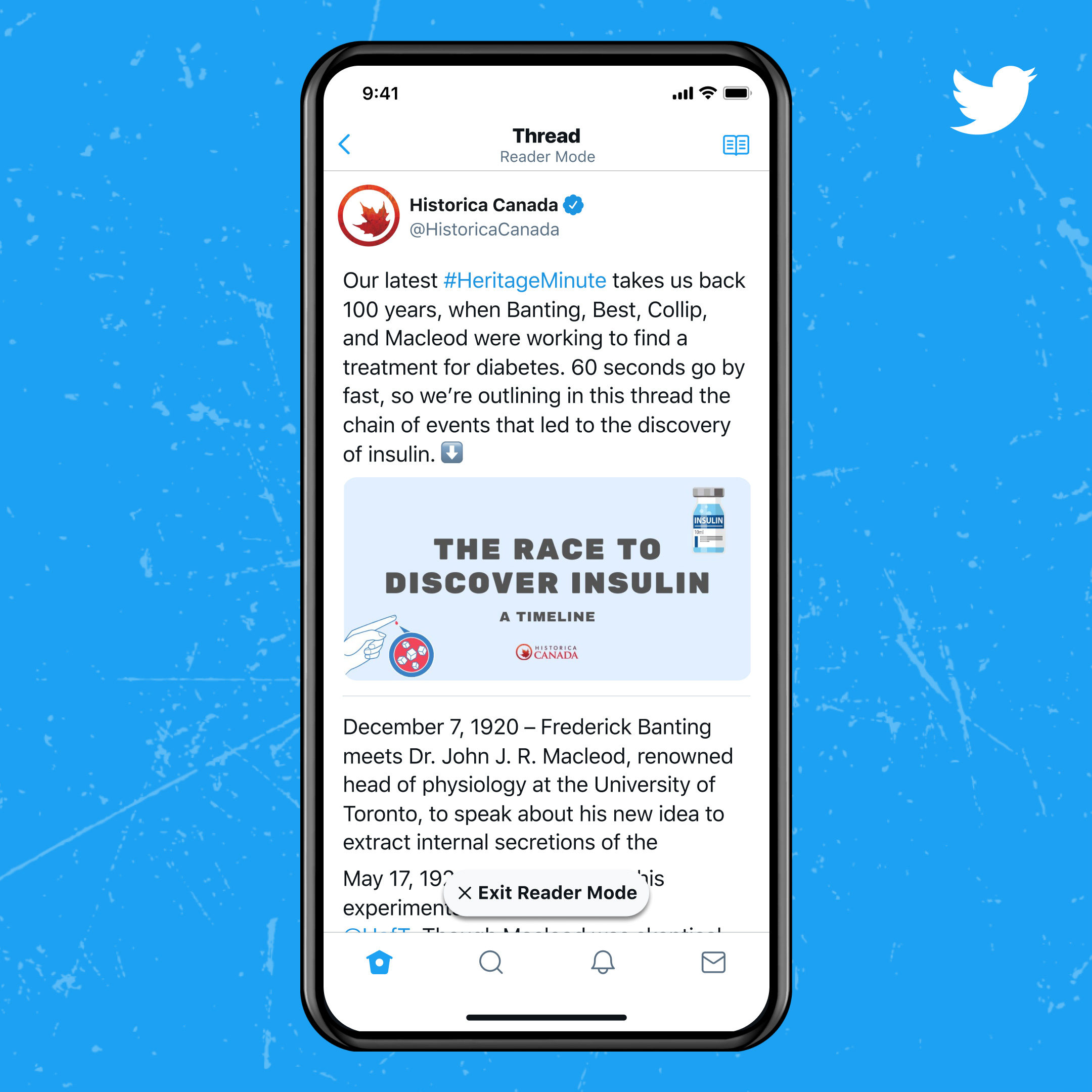Reader Mode turns long threads on Twitter into easy-to-read text. 