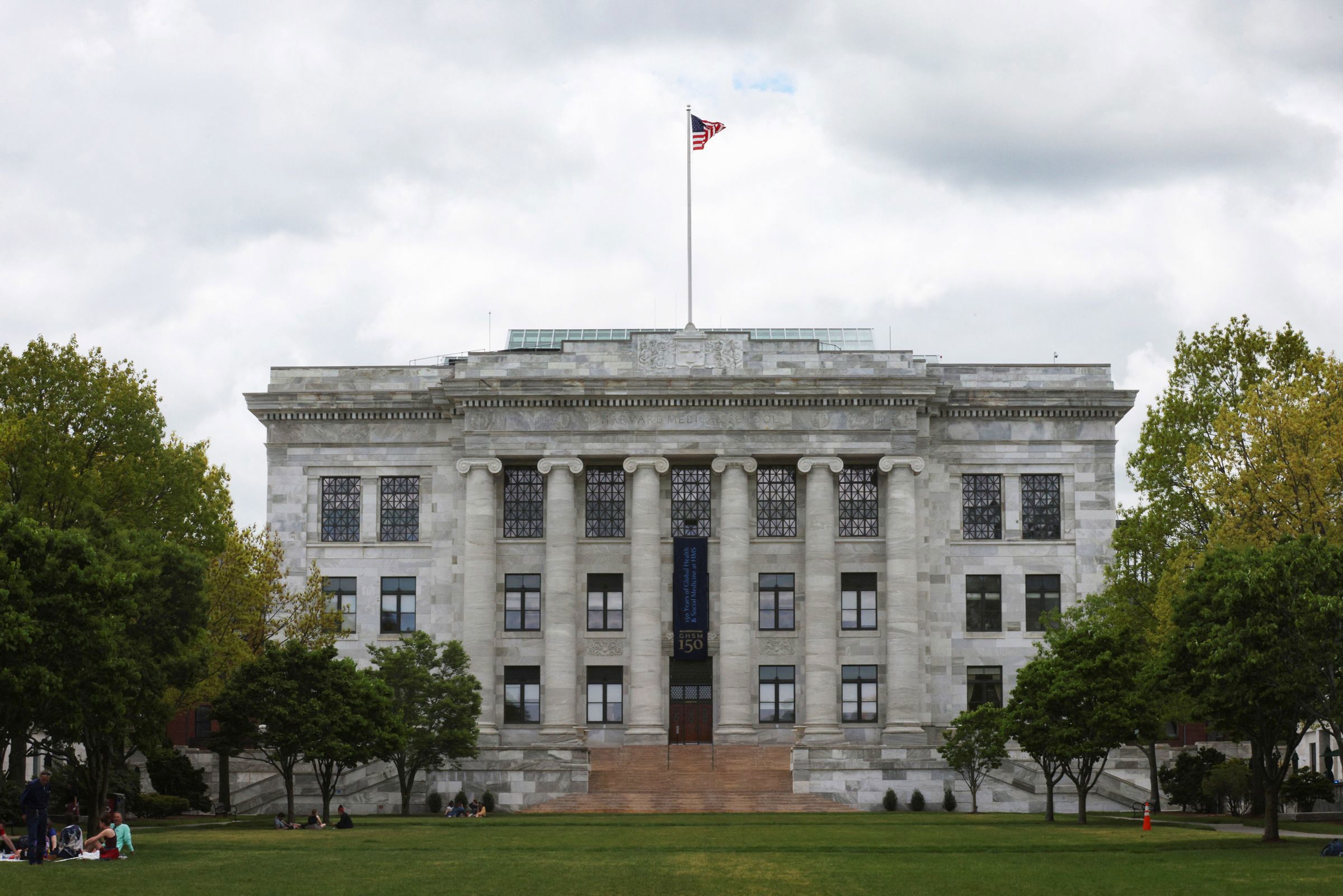 A view of the Harvard Medical School in the Longwood Medical Area in Boston, Massachusetts, on May 15, 2022.