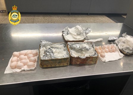 Traveller fined thousands over ﻿pigeon eggs at Melbourne Airport