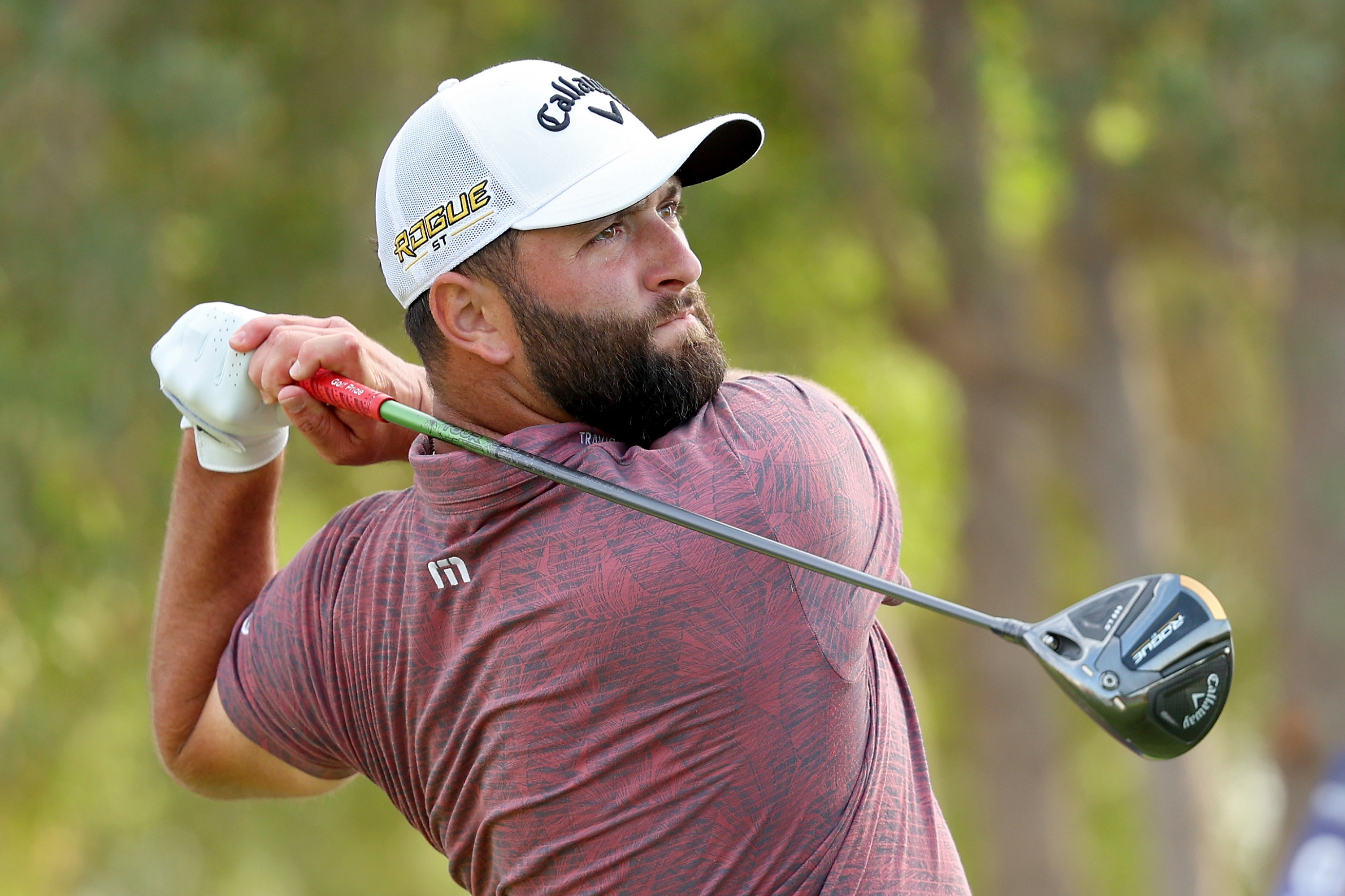 Jon Rahm of Spain in action in Dubai in 2022.