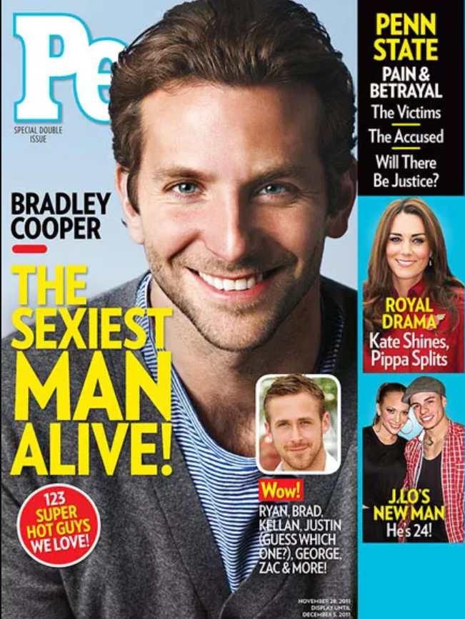 People's Sexiest Man Alive 2011 Bradley Cooper