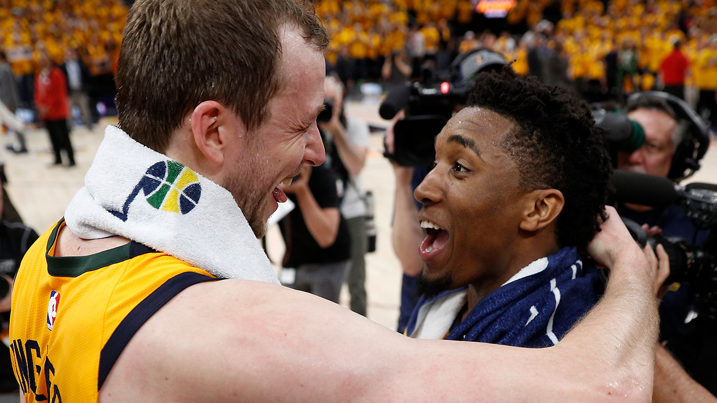 Donovan Mitchell Joe Ingles