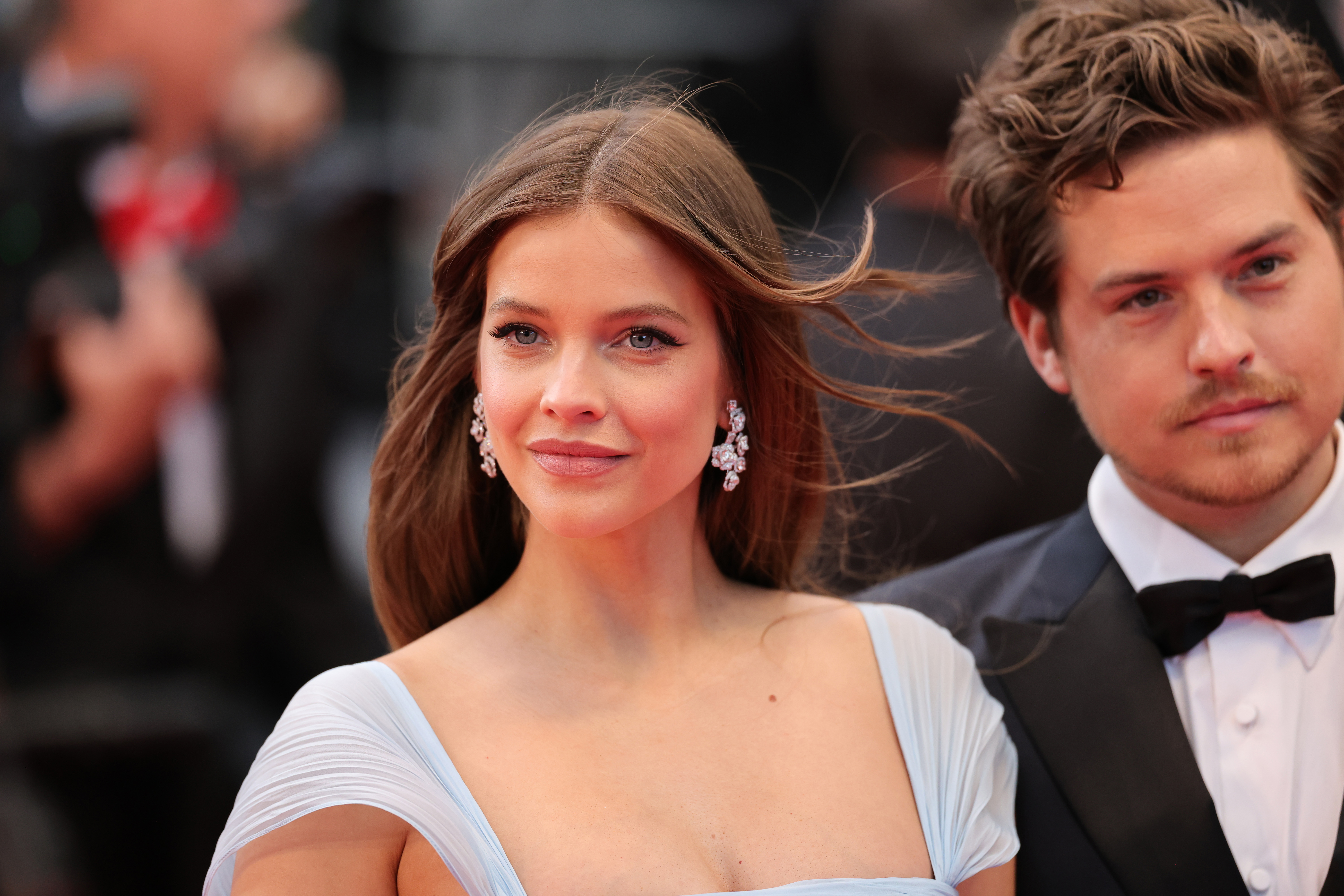 Barbara Sprouse and Dylan Sprouse attend the 