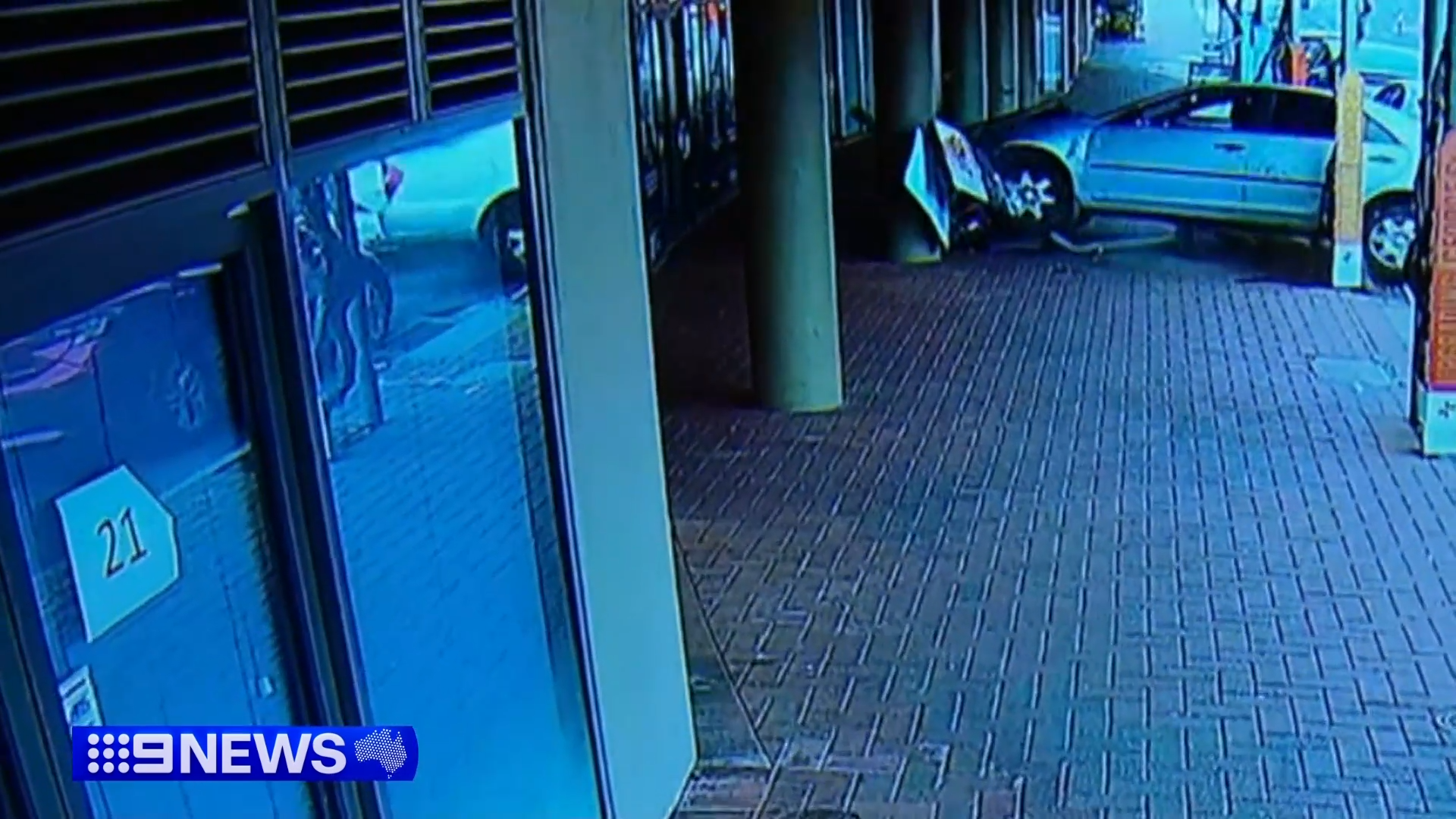 A car has come crashing into an alterations shop in Adelaide, with witnesses hailing it a "miracle" that no one was injured.