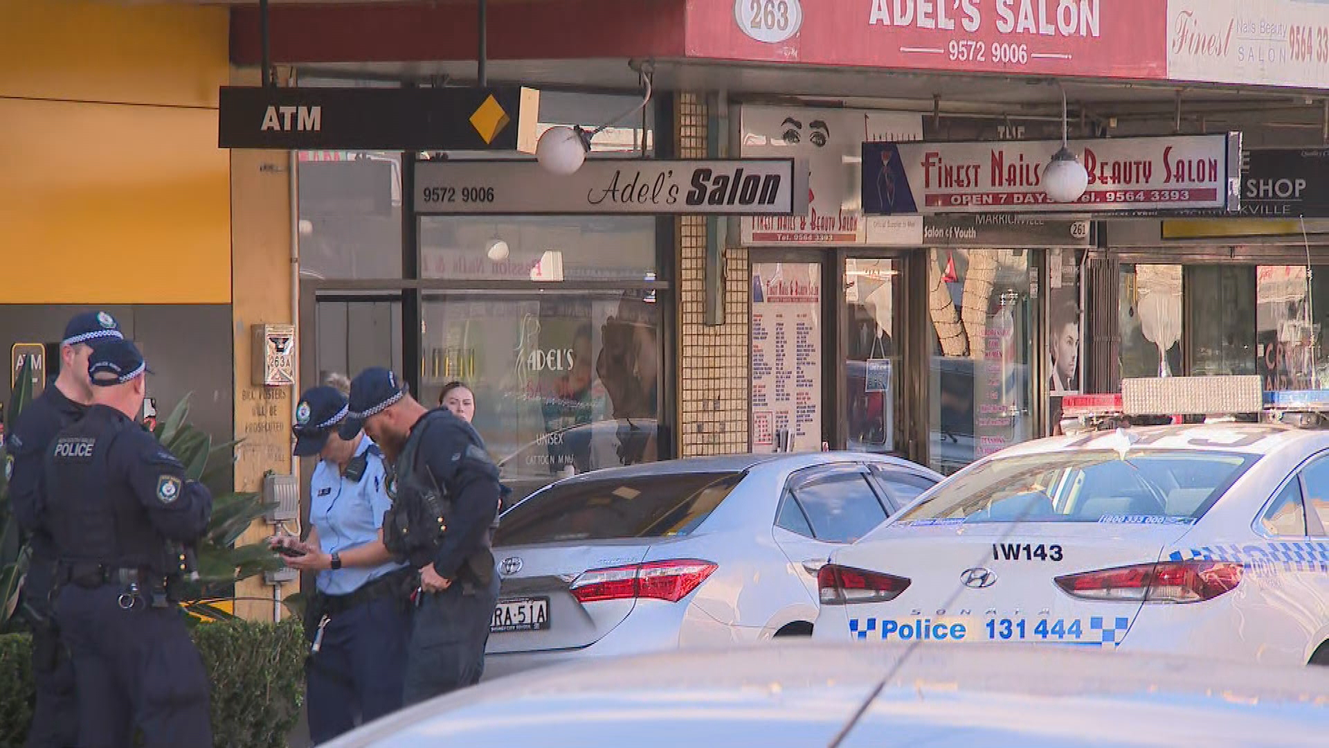 Shooting on Marrickville Road in Marrickville.