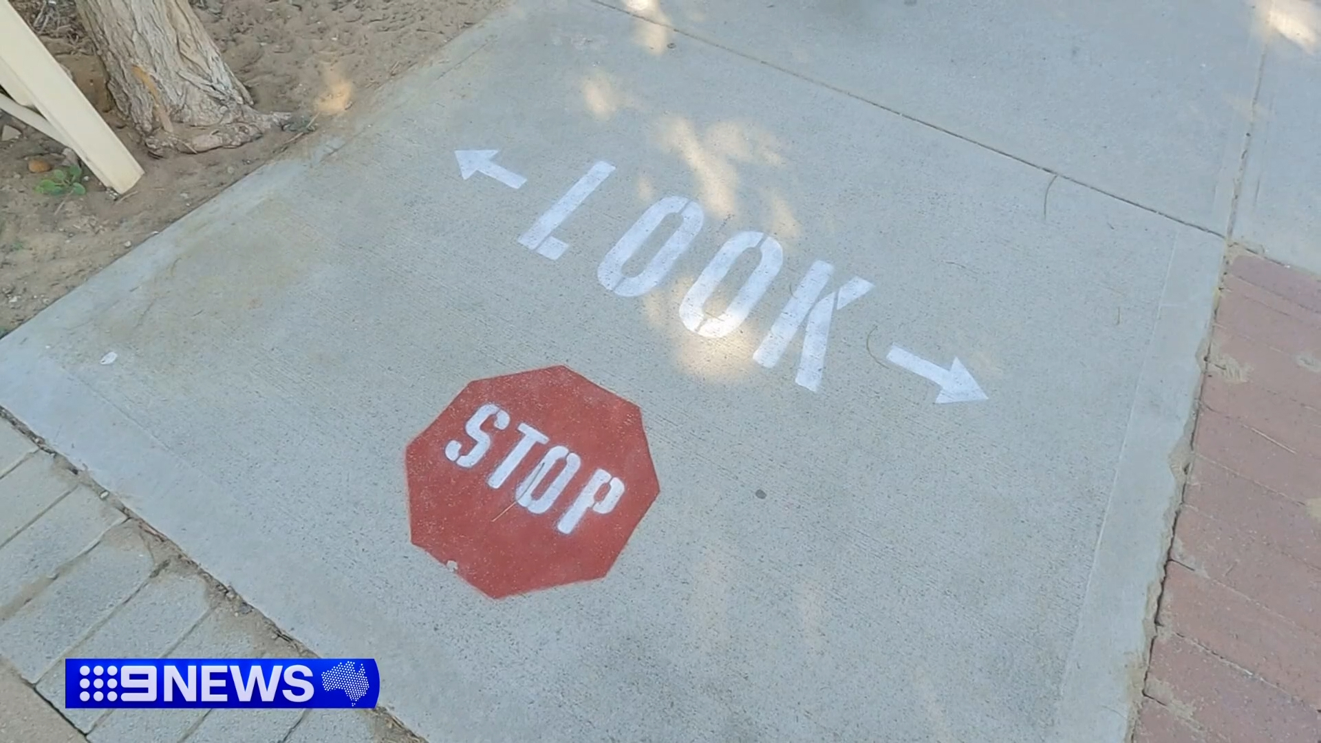 Since the accident, the council has put down safety markings, alerting pathway users to stop and look