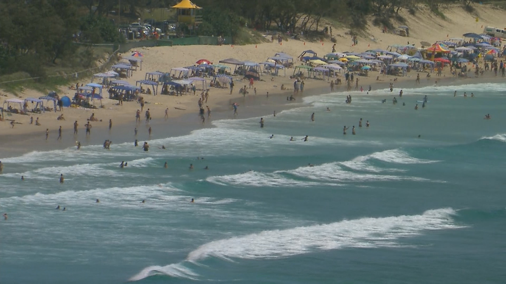 Australia Day 2023 in Gold Coast, Queensland.