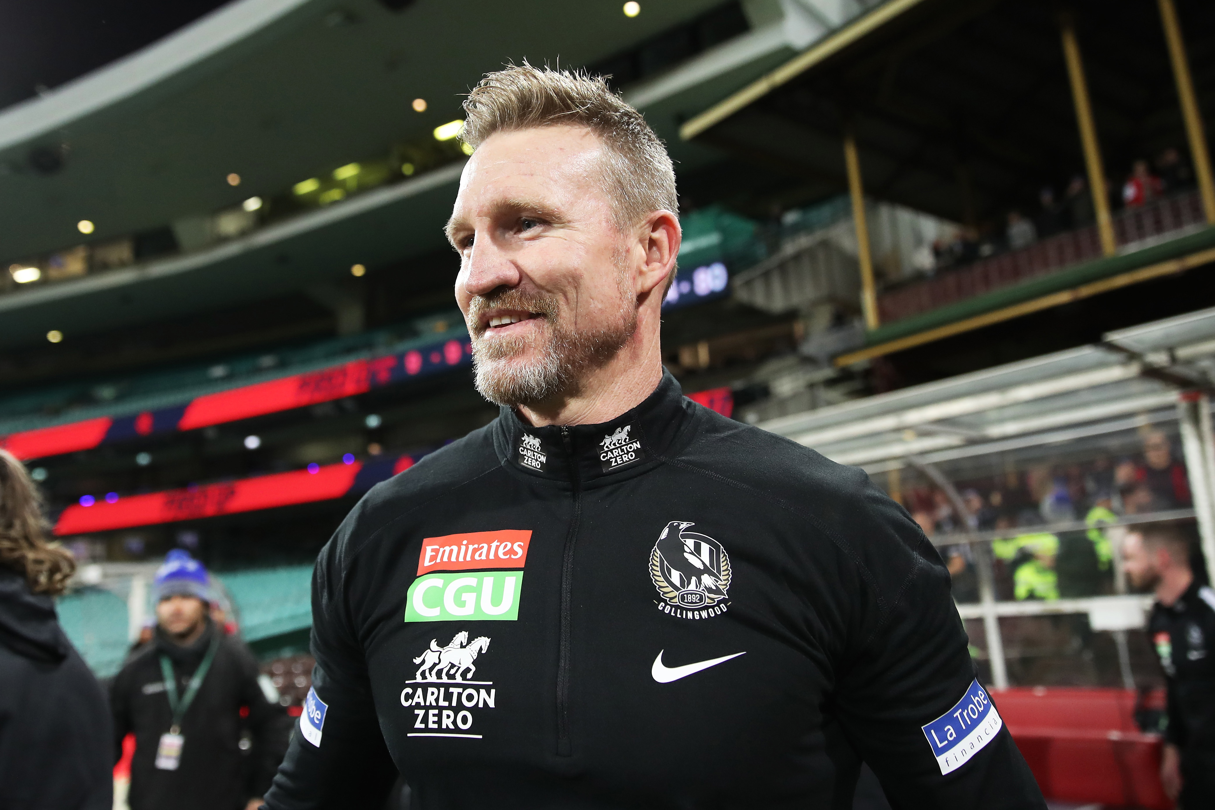 Buckley's final match as coach for Collingwood was back in 2021.