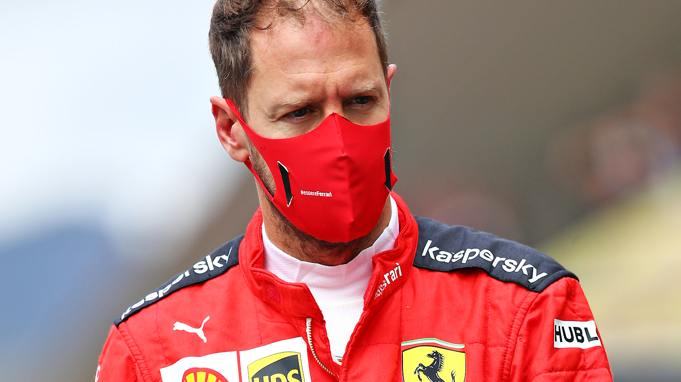 Sebastian Vettel of Germany and Ferrari 