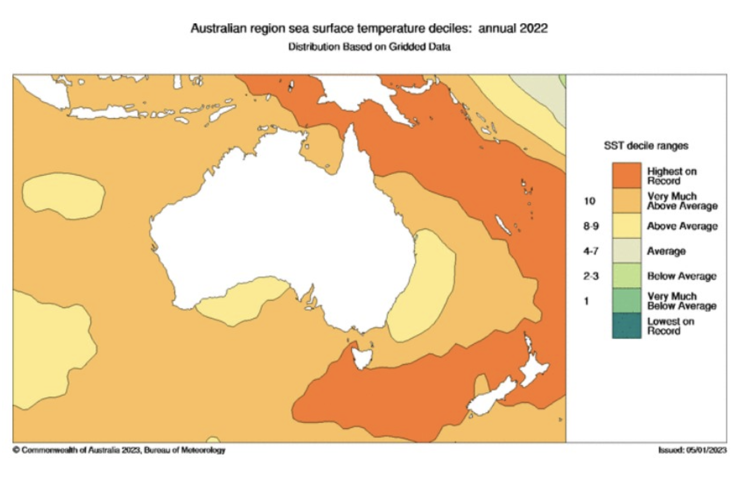 Australia records warmest sea surface temperature ever Flipboard