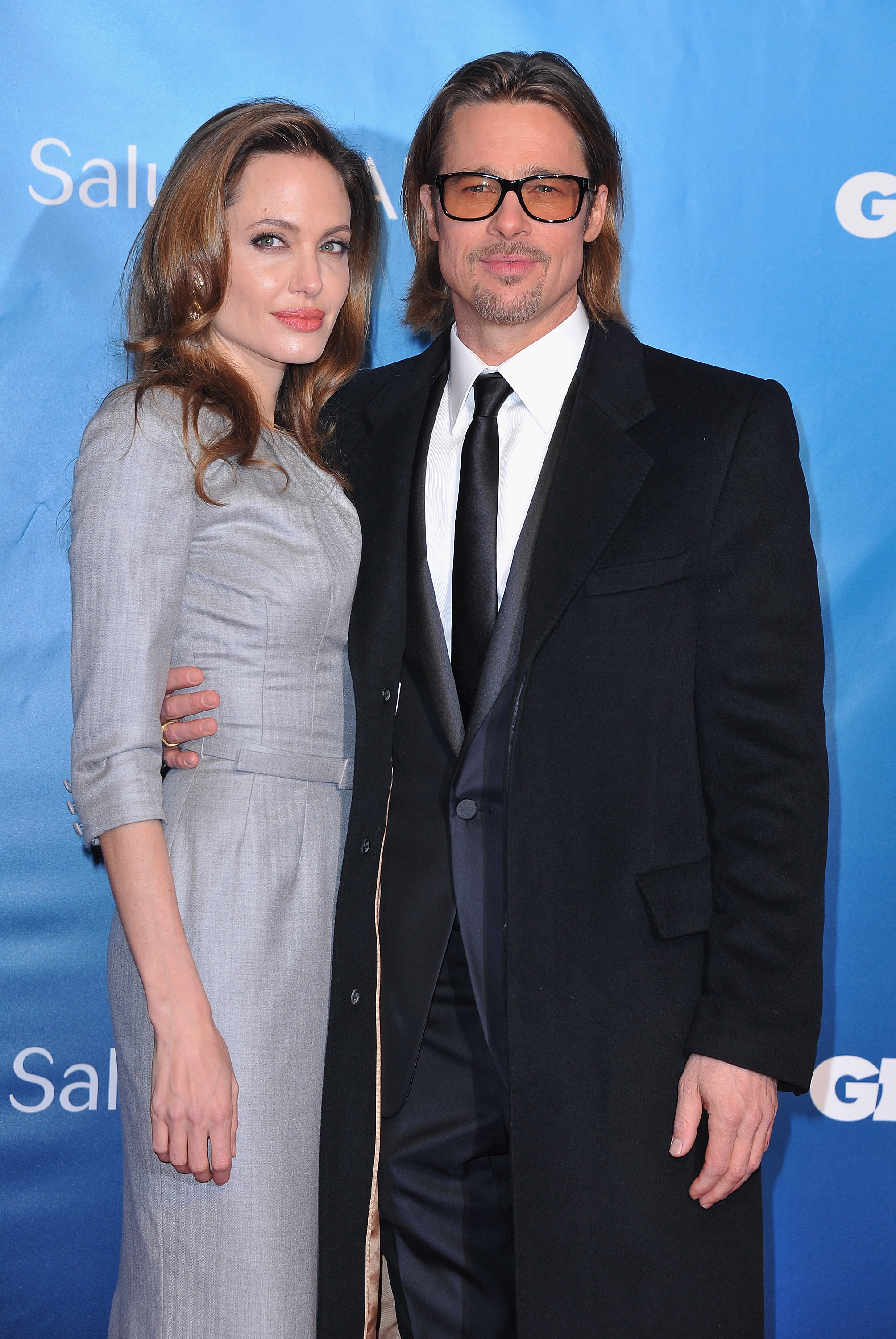 Angelina Jolie and Brad Pitt attend the Cinema for Peace Gala at the Konzerthaus Am Gendarmenmarkt during day five of the 62nd Berlin International Film Festival on February 13, 2012 in Berlin, Germany.