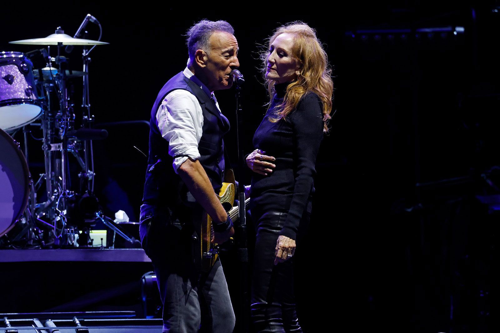 Bruce Springsteen and Patti Scialfa