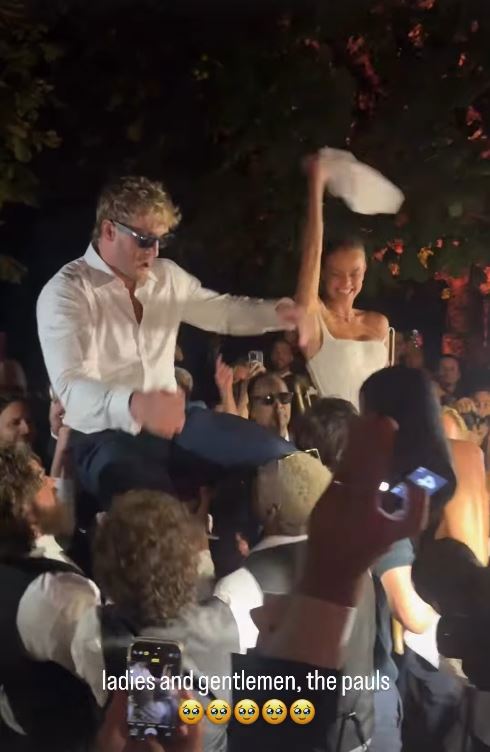 Logan Paul and Nina Agdal wedding