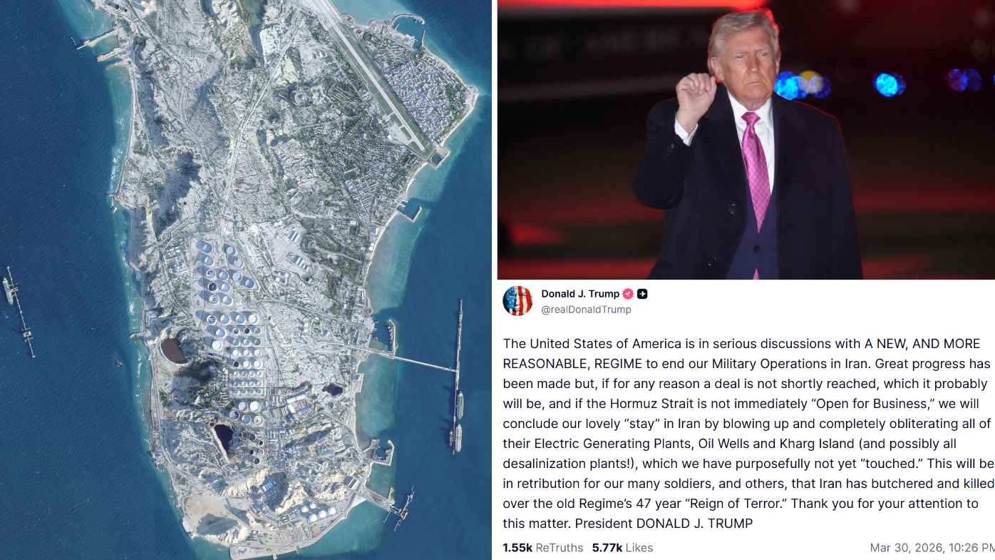 Trump Threatens to Wipe Out Critical Iranian Island if No Deal Is Reached Shortly