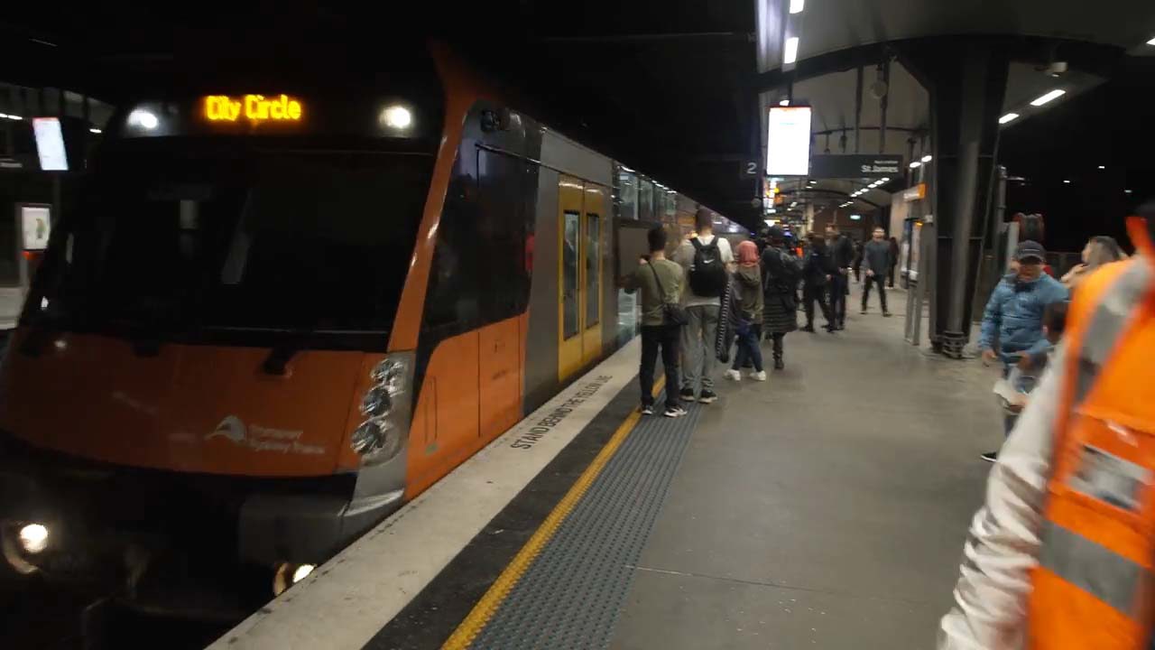 The last ever train made its way along Sydney's T3 Bankstown line this morning, packed with enthusiasts