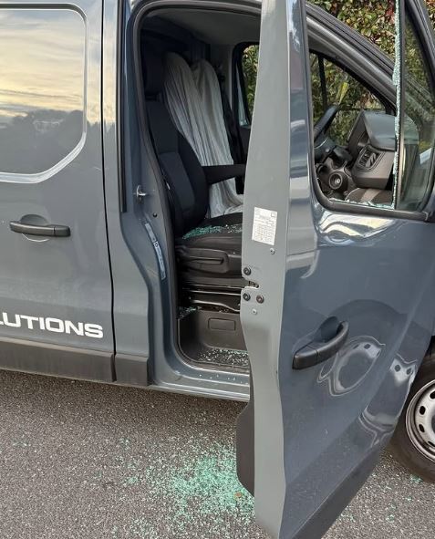 Koby Stevens car broken into