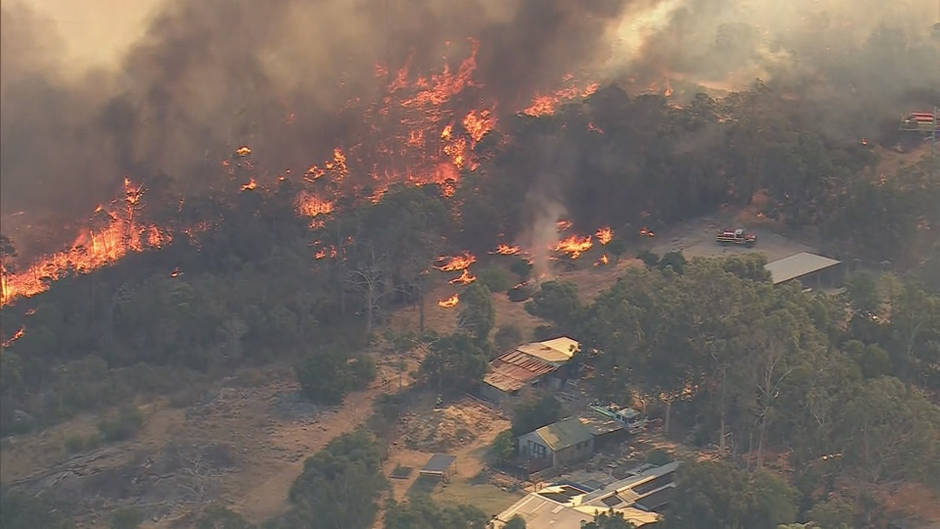 Perth Hills bushfire