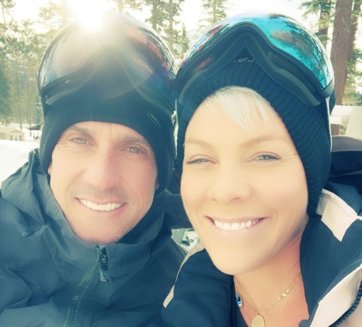 Pink took to Instagram in January 2025 to wish husband Carey Hart a happy 19th wedding anniversary.