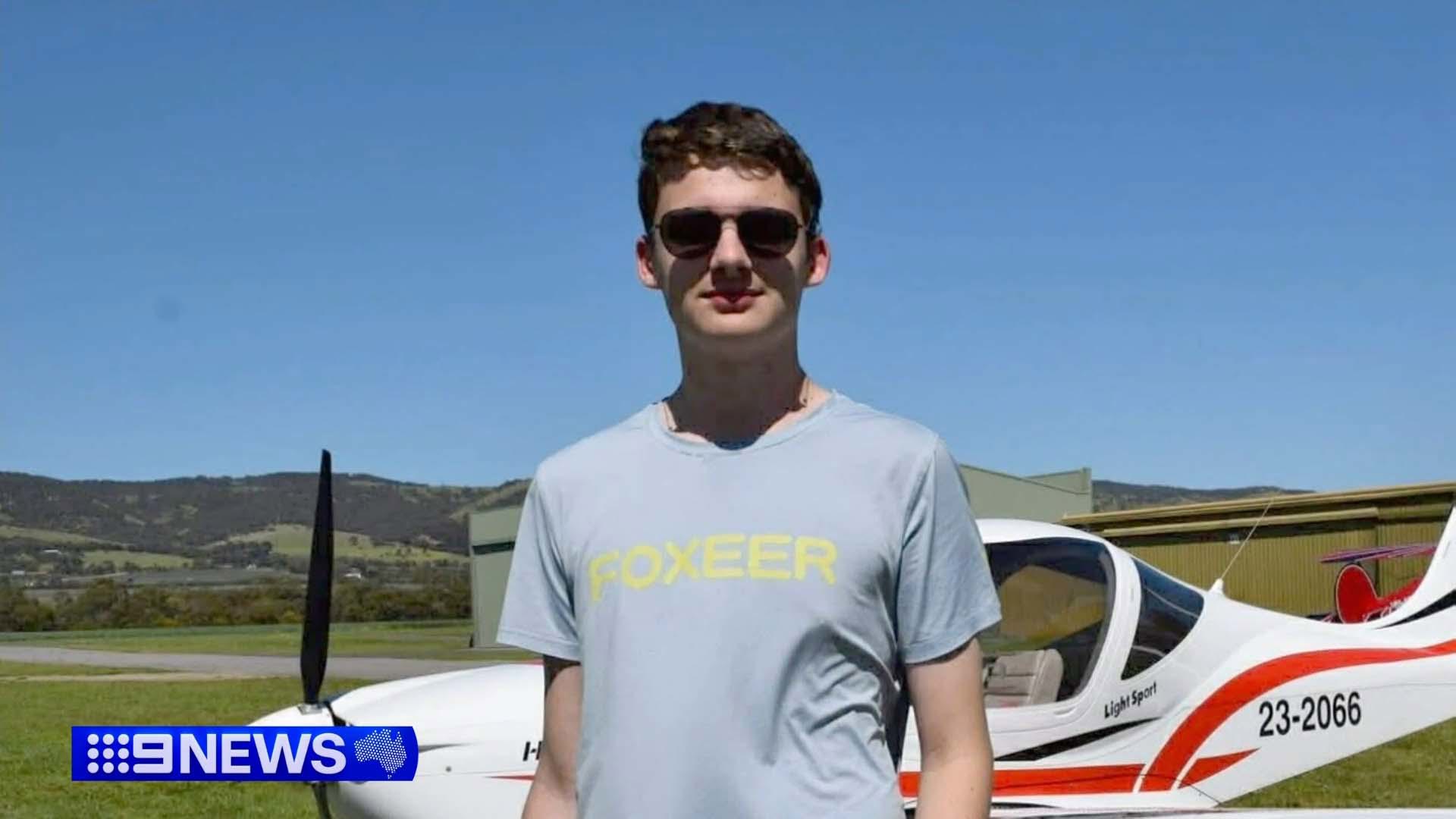 Also onboard the ill-fated training flight was 18-year-old Tristan Scheffers.