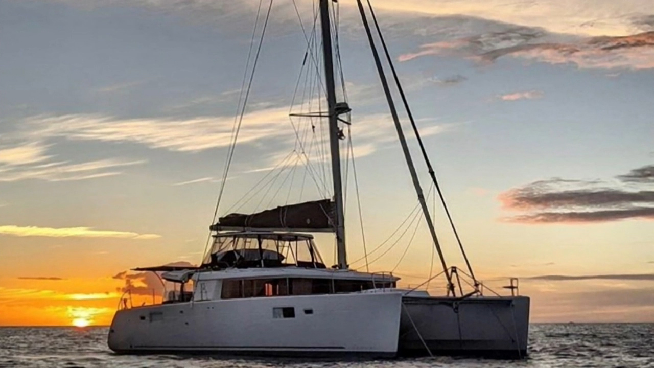 Brisbane family sailing world on yacht stranded at sea by coronavirus pandemic
