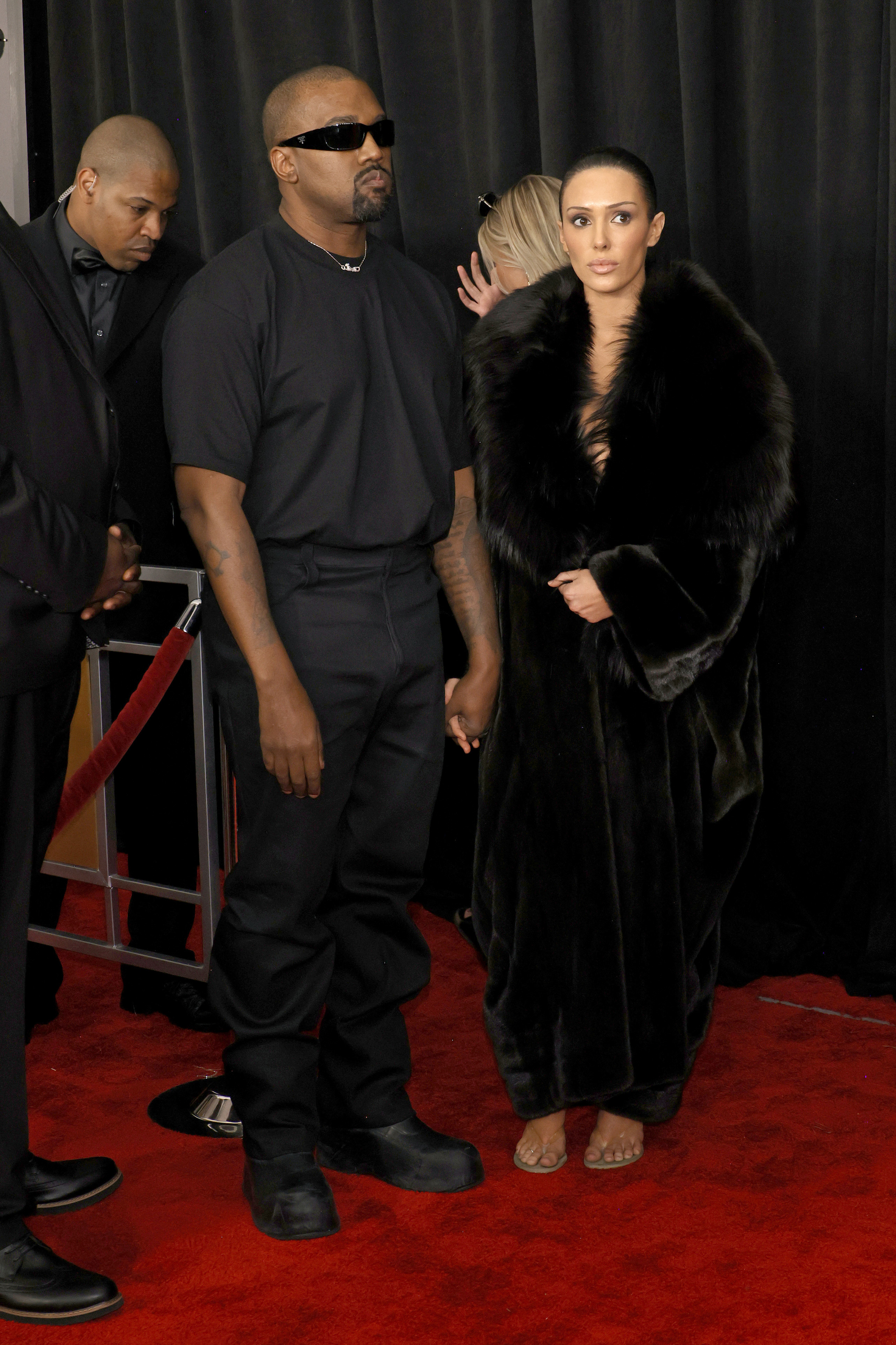 Kanye West and Bianca Censori