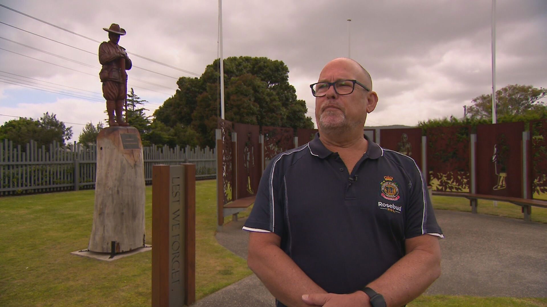A Victorian RSL has slammed vandals who smeared a swastika on its beloved statue of a World War I soldier.The memorial was located outside the Rosebud branch in the Mornington Peninsula but it had to be moved.
"What you did was callous, gutless and I don't know how you sleep," general manager George Csifo said.