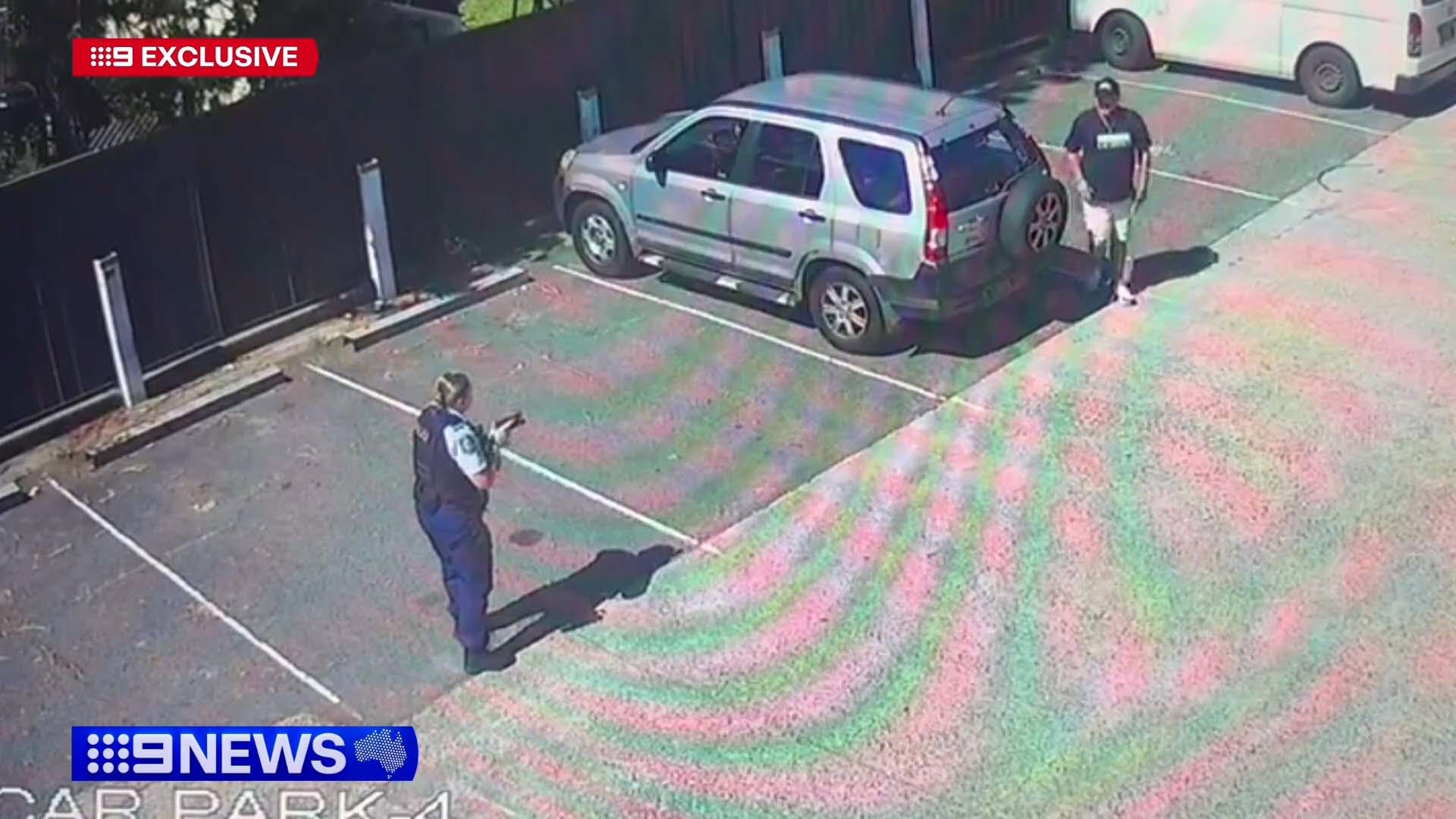 A 52-year-old man who had been banned from driving for more than 30 years has allegedly led police on a chaotic Sydney chase that came to an end at gunpoint.