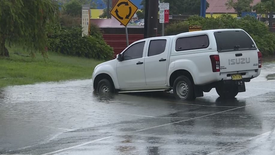 Flash flooding is hitting the NSW Mid North Coast.