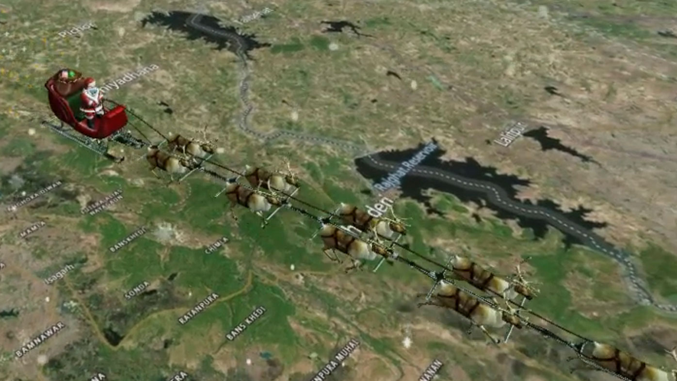 NORAD tracks Santa's progress across the globe each year.