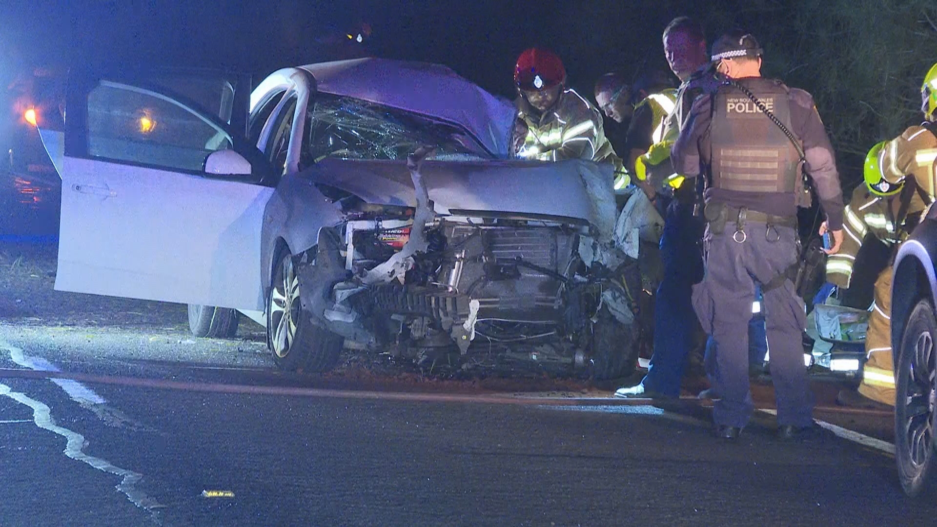 A teenage boy has died and another has allegedly returned a positive breath test after a car crashed into a tree in the New South Wales Hunter region.