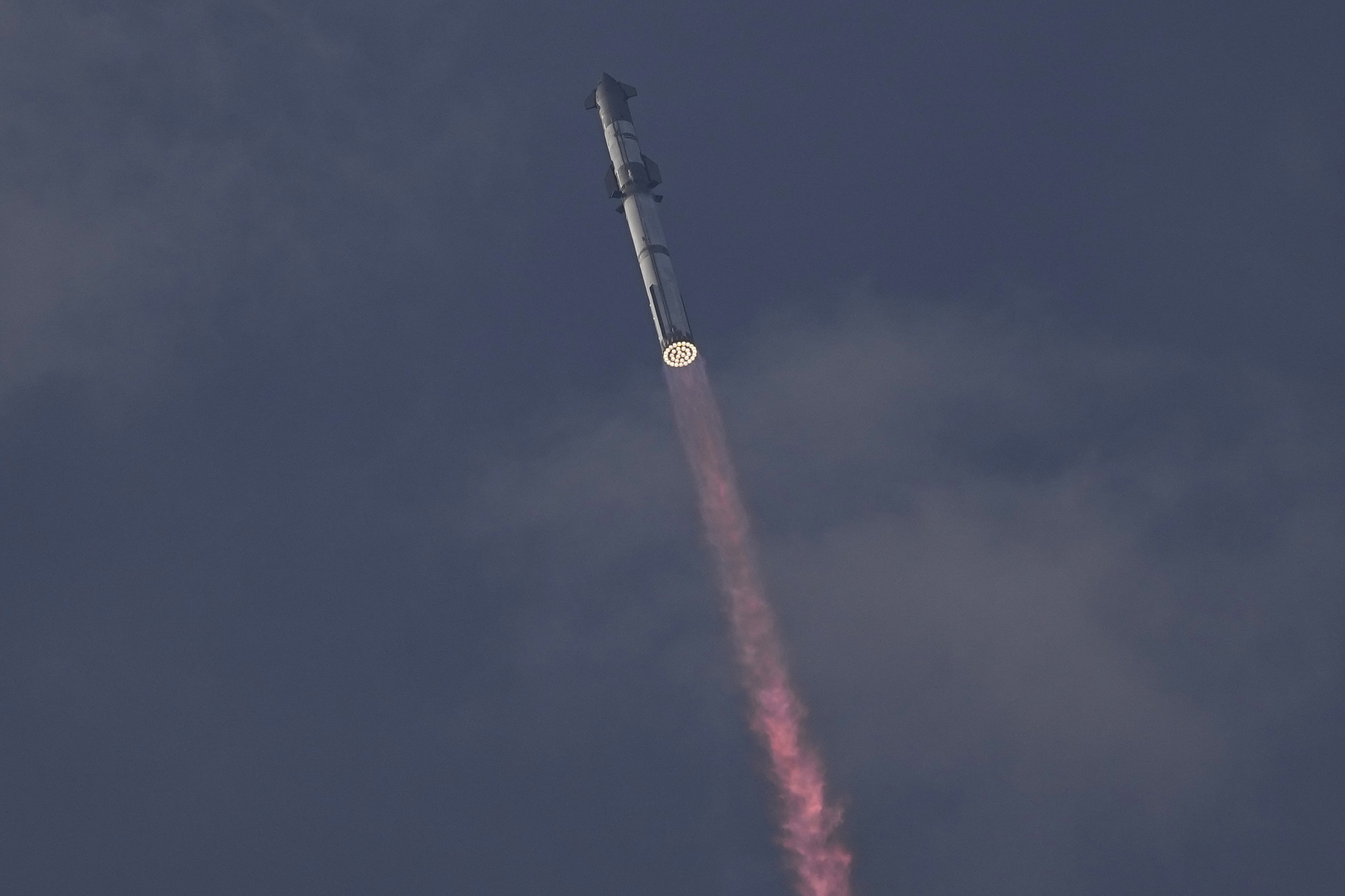 SpaceX's mega rocket Starship launches for it's third test flight from Starbase in Boca Chica, Texas, Thursday, March 14, 2024 