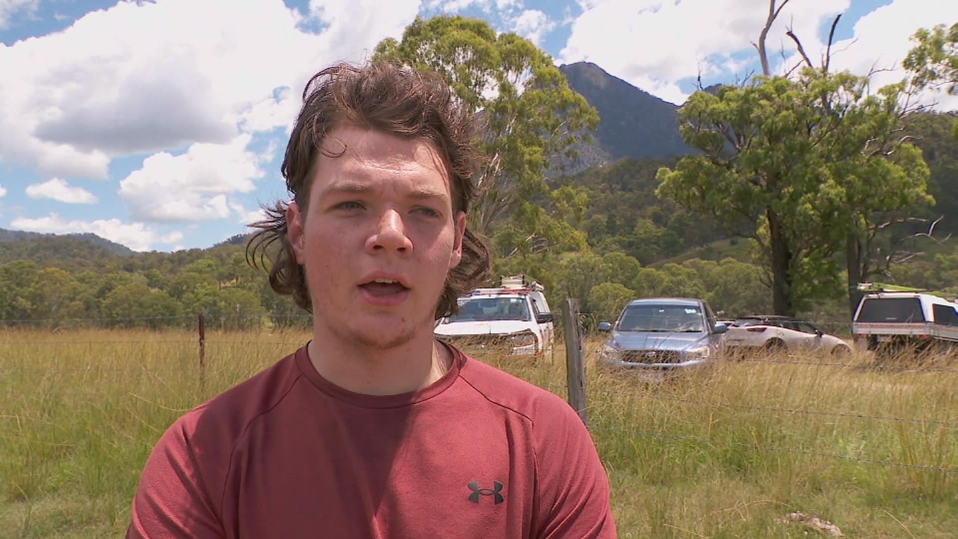 An 18-year-old man said he is relieved to have been rescued after spending three brutal days missing in mountain ranges west of the Gold Coast. ﻿﻿