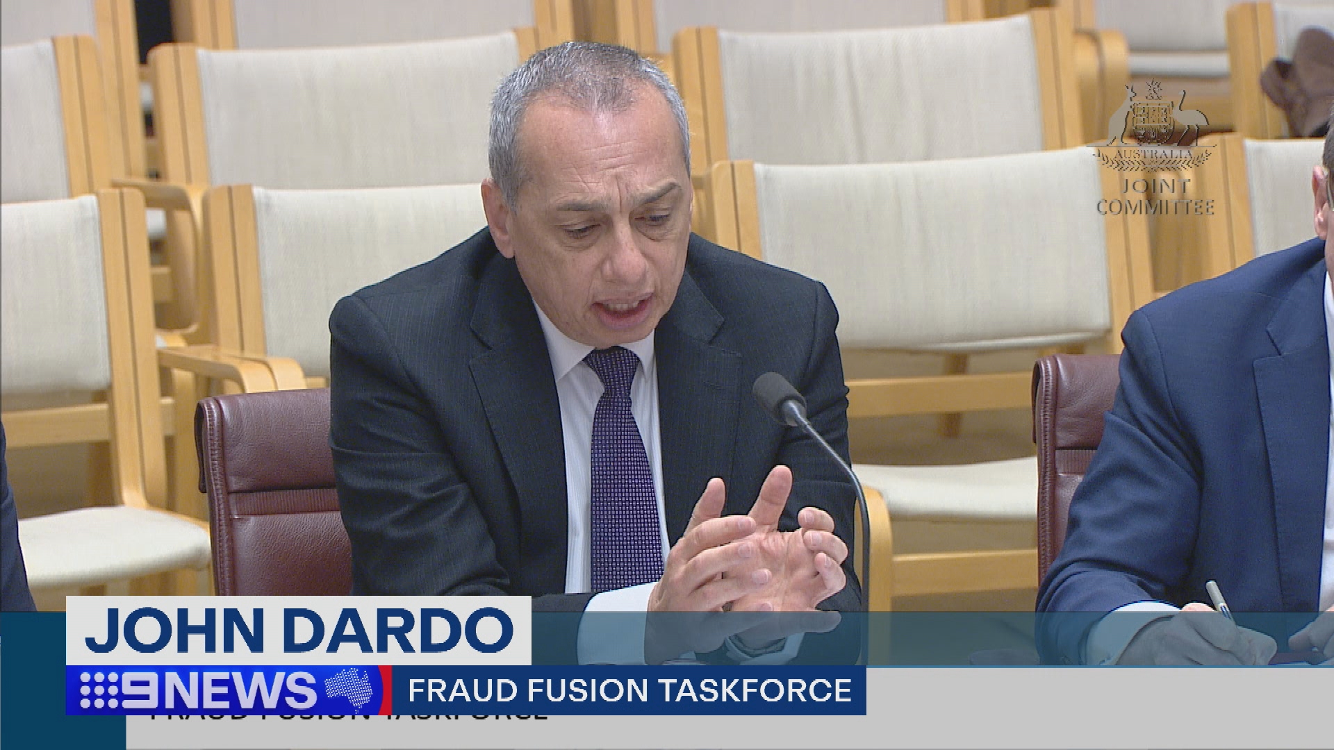 John Dardo from the Fraud Fusion Taskforce.
