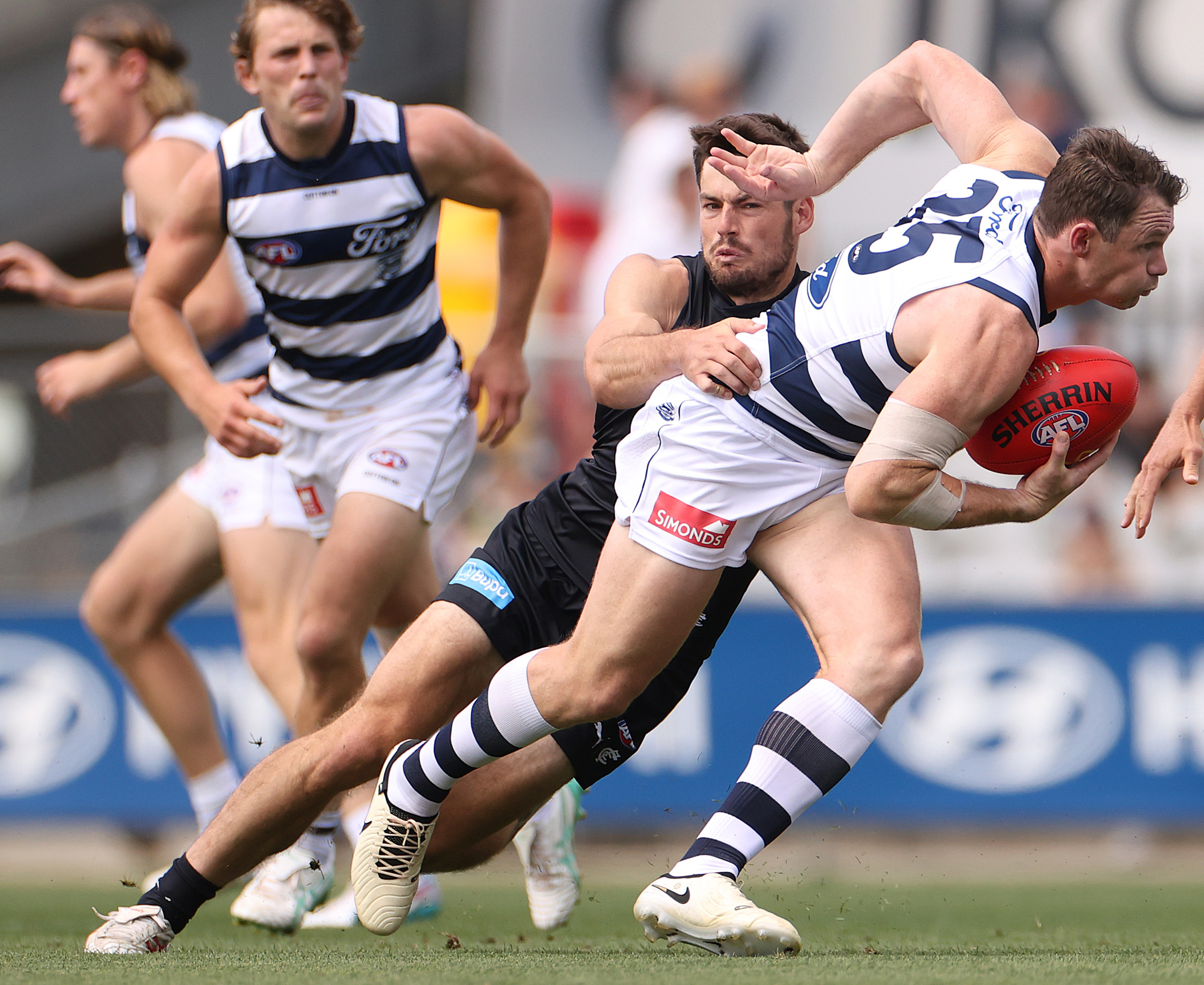 Patrick Dangerfield has had the best pre season in years, according to coach James Rahilly.