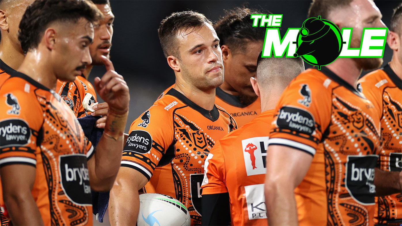 Tigers star Luke Brooks is at the centre of a media storm amid claims that he's set to be axed.
