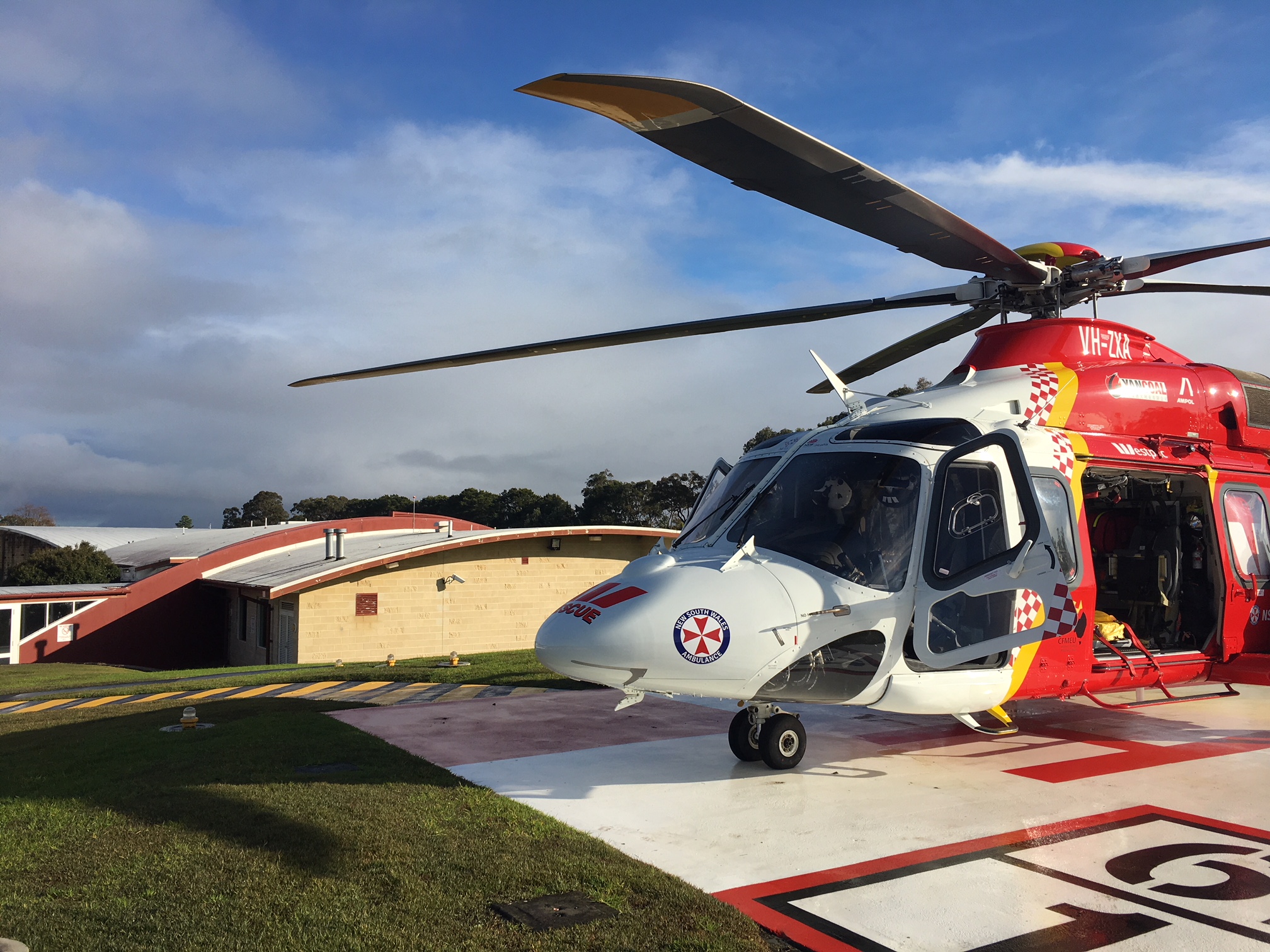 A teen is in a serious condition after being run over by a crane at a building site on the New South Wales Central Coast.