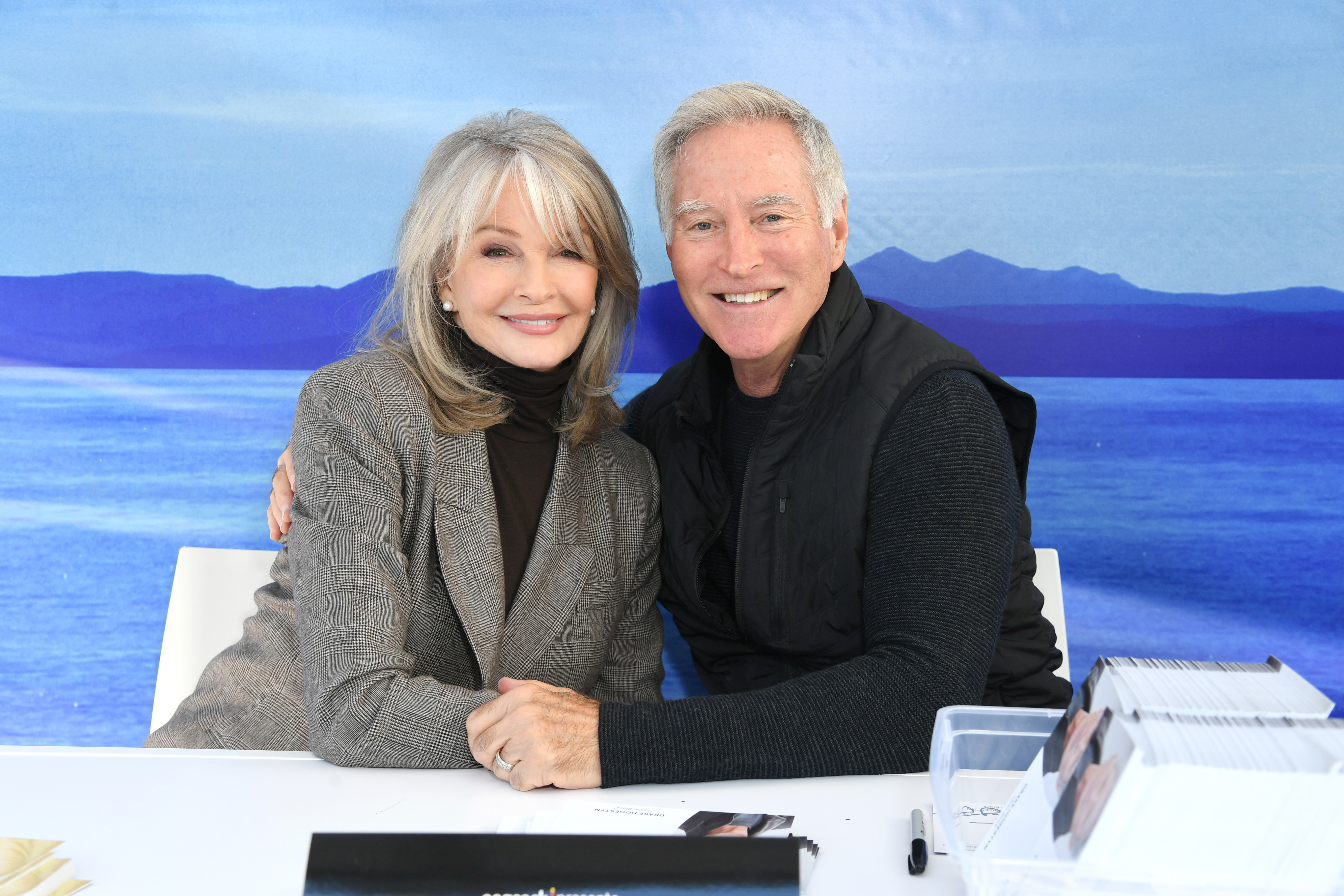 Deidre Hall and Drake Hogestyn