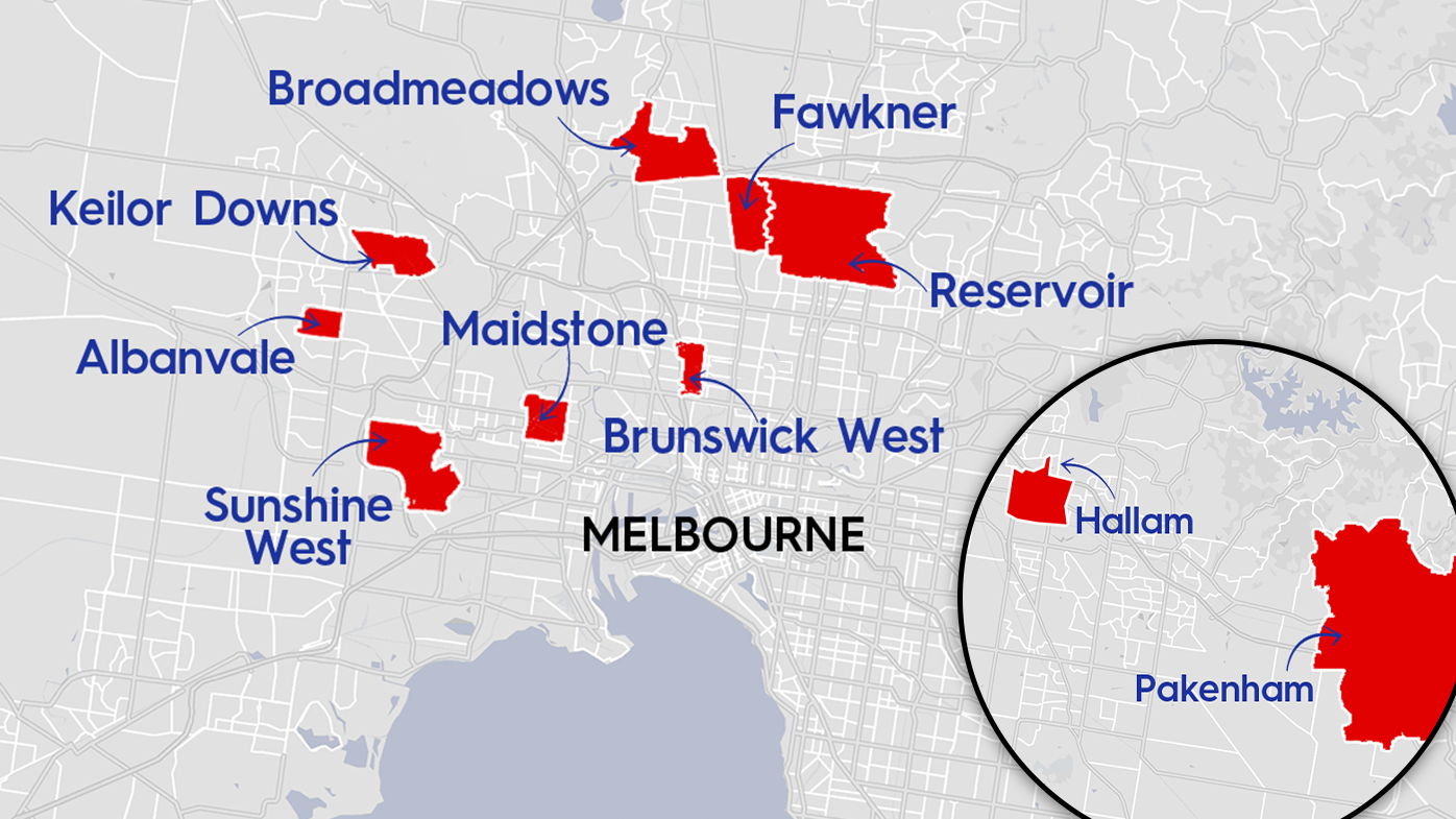 Melbourne suburbs to go into lockdown