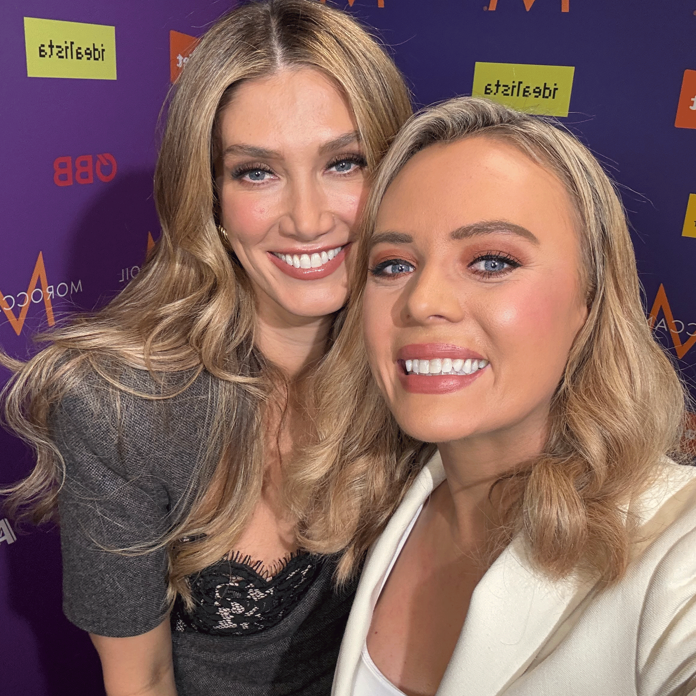Hannah Sinclair reported on Eurovision in 2026 with Delta Goodrem