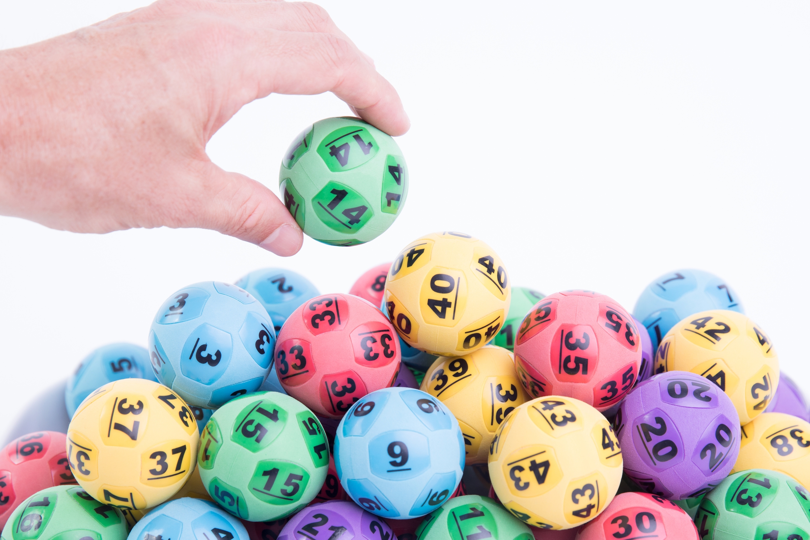 Lottery balls are regularly weighed at the National Measurement Institute.