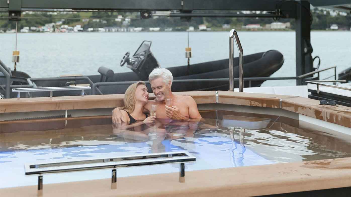 The Ragnar megayacht is available for charter for those with enough money.