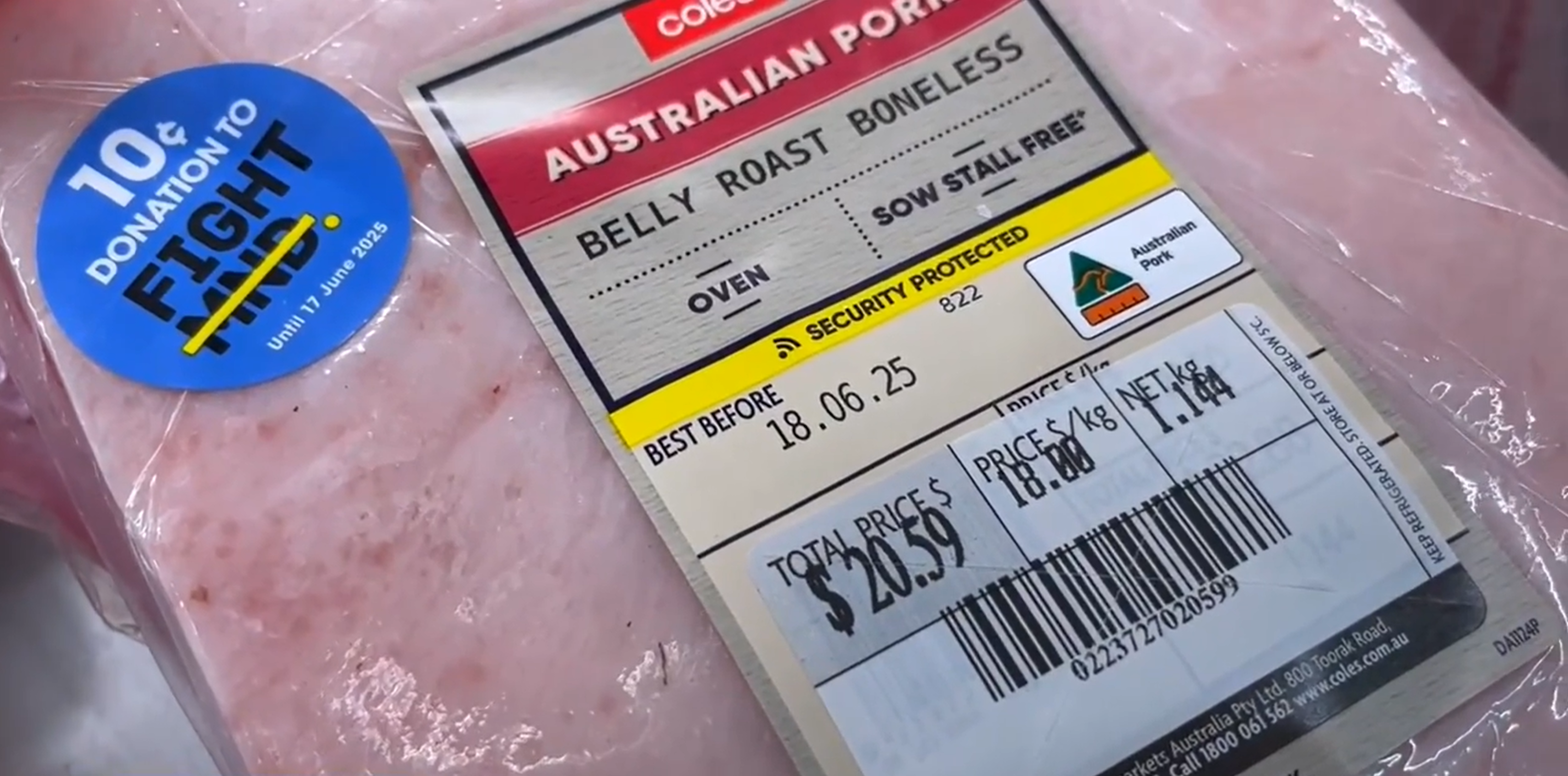 Food packaging.