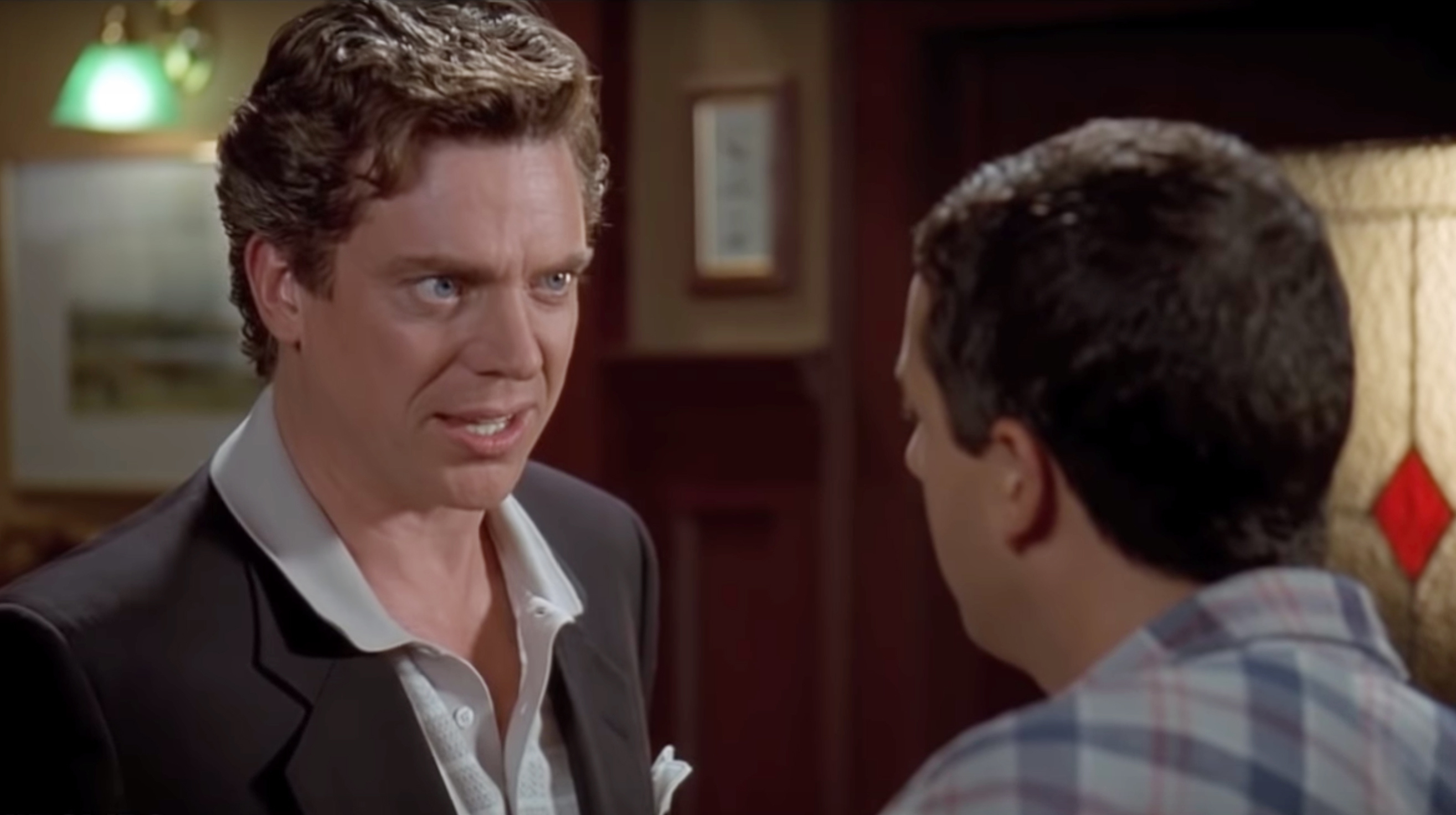 Christopher McDonald and Adam Sandler in Happy Gilmore
