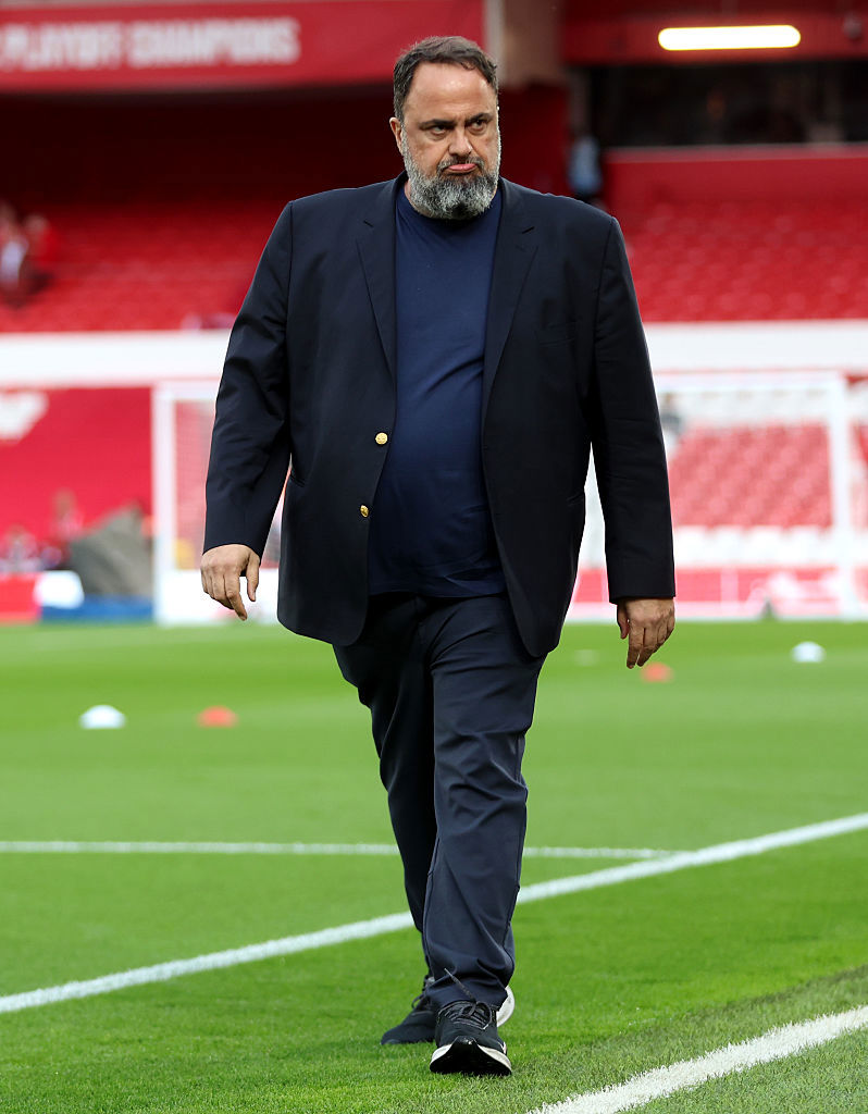 Evangelos Marinakis, owner of Nottingham Forest.