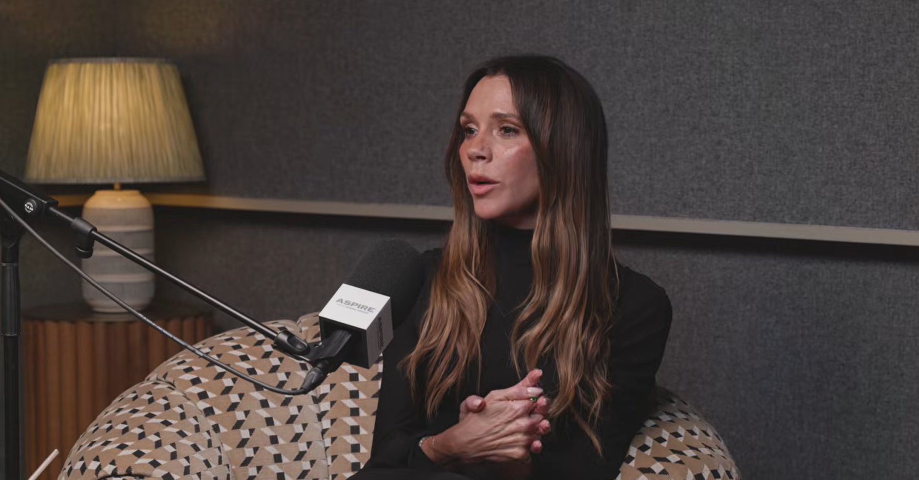 On the Aspire podcast with ﻿Emma Grede, Victoria inadvertently hit back at claims Brooklyn made that she's 