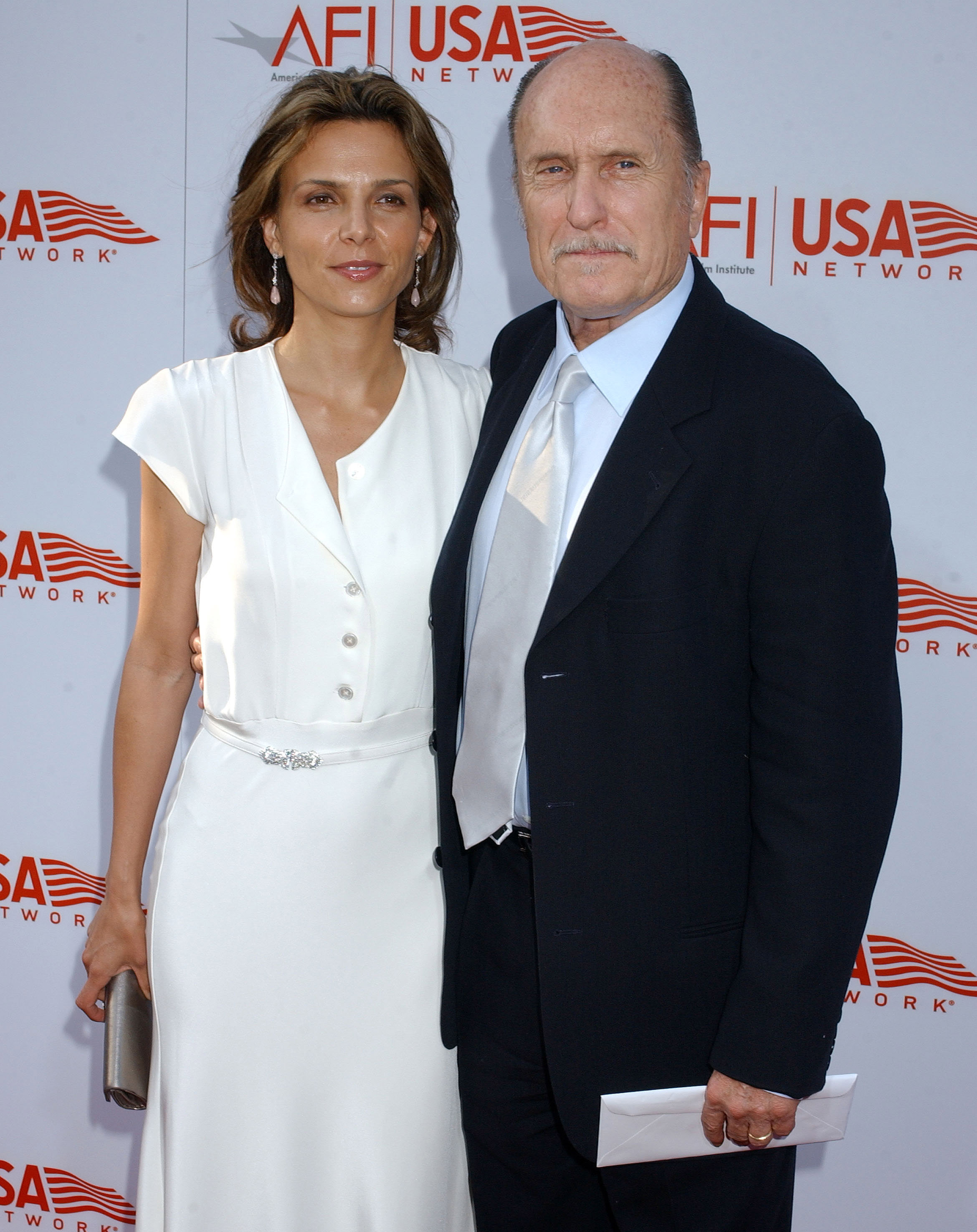 Robert Duvall and fourth wife Luciana Pedraza in 2005.