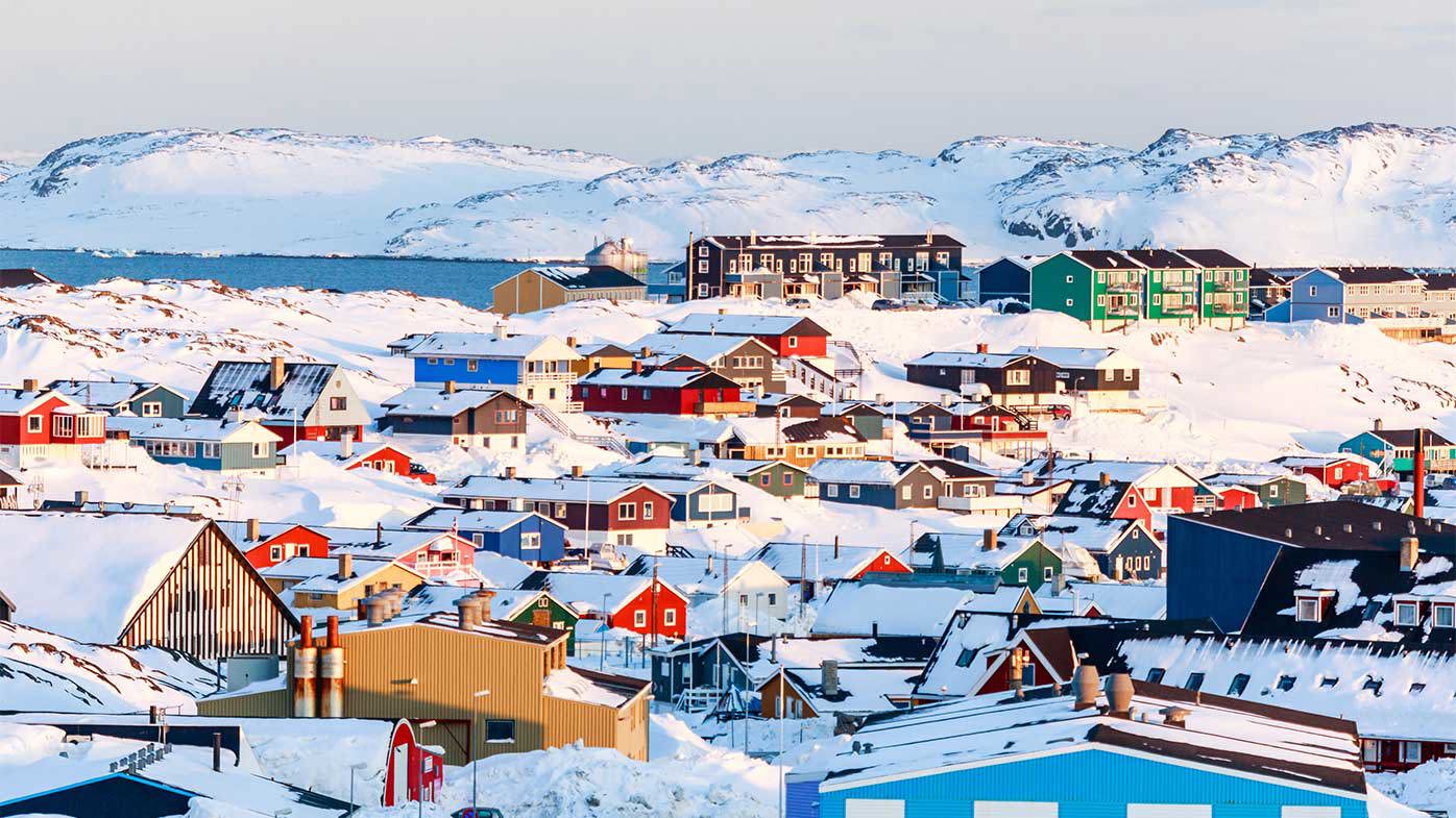 Nuuk, the capital of Greenland.