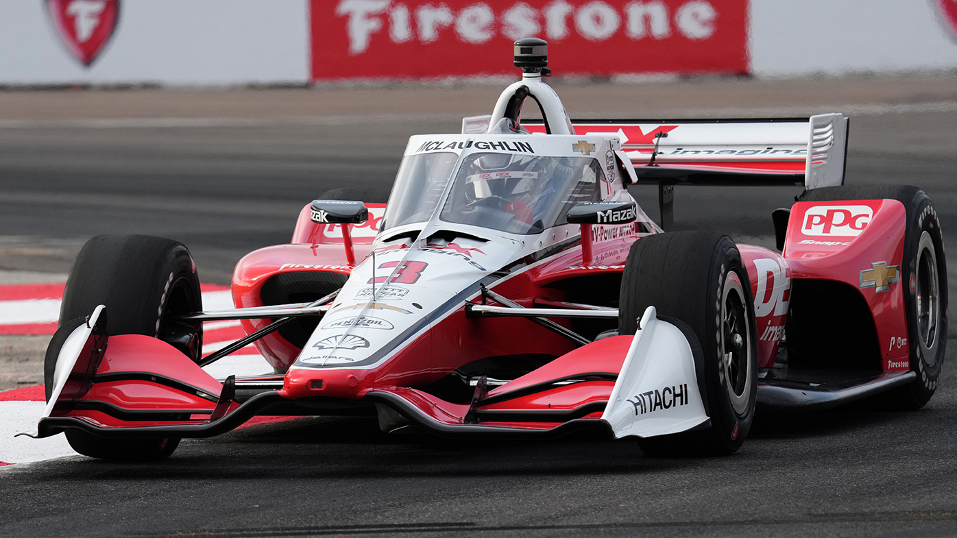 Scott McLaughlin in action in Florida earlier this year.