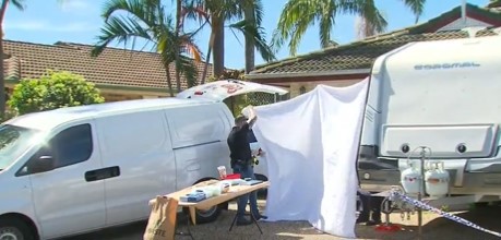 Murder investigation woman found dead Bongaree.