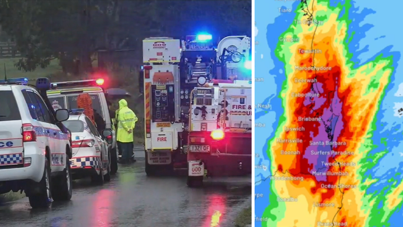 School students rescued from camp as deluge floods two states